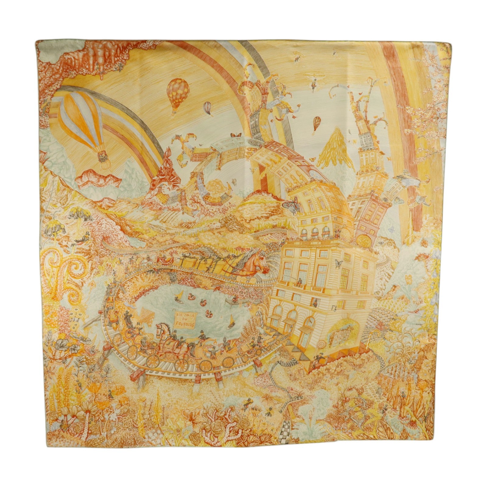 HERMES 【激減優惠】絲質Scarf 90x90cm絲巾