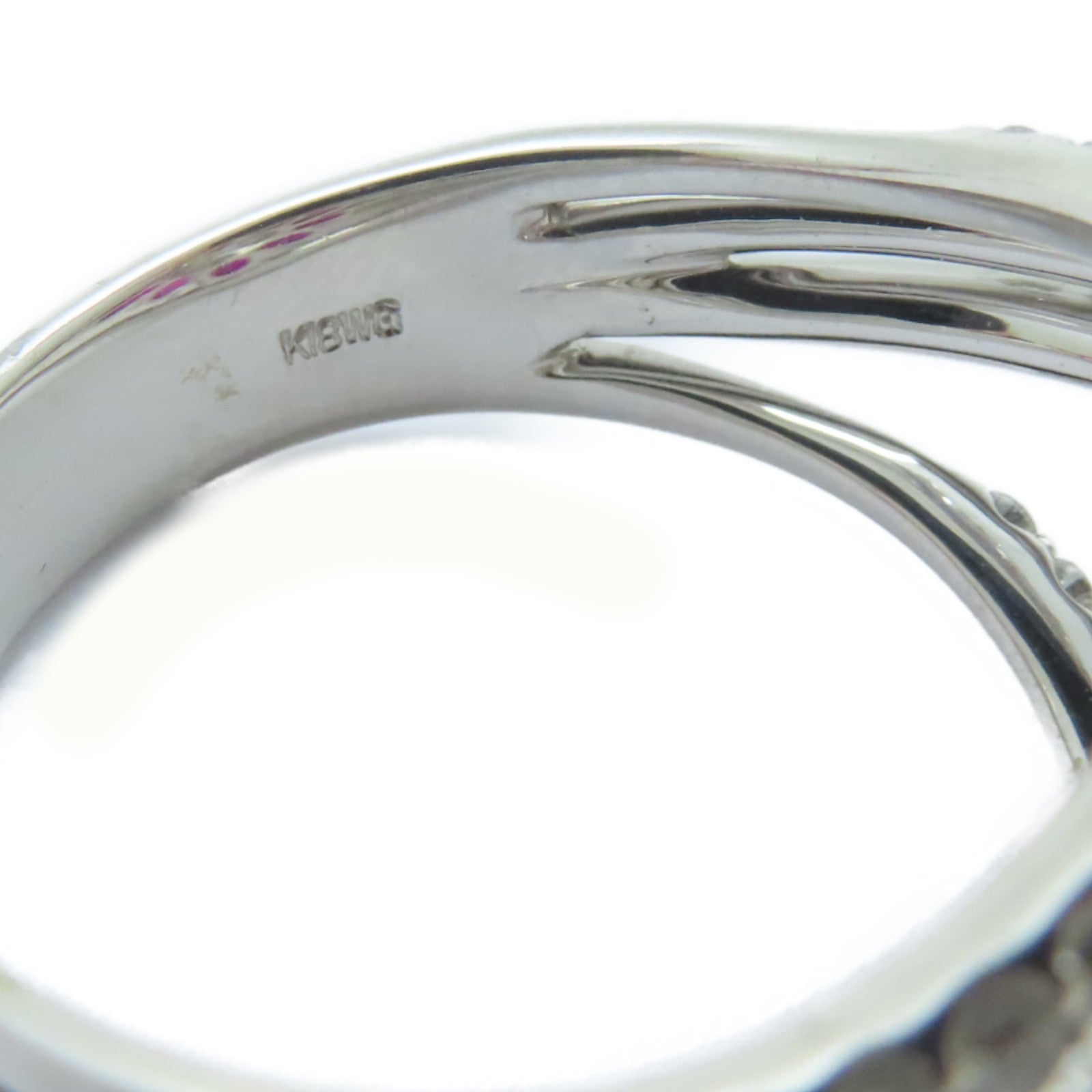 JEWELRY 18K白金Ruby Ring 2.09ct紅寶石/1.8ct鑽石戒指US#10