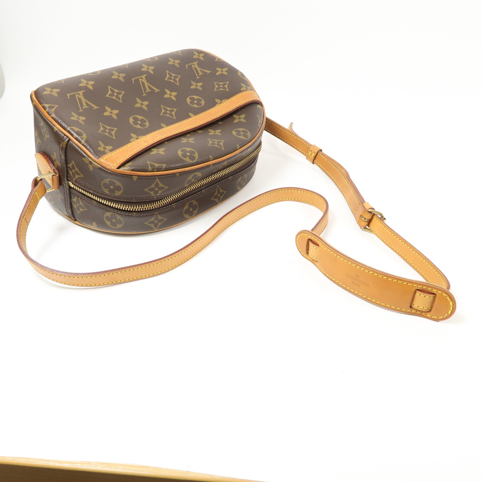 LOUIS VUITTON Monogram Blois金扣肩背袋棕色