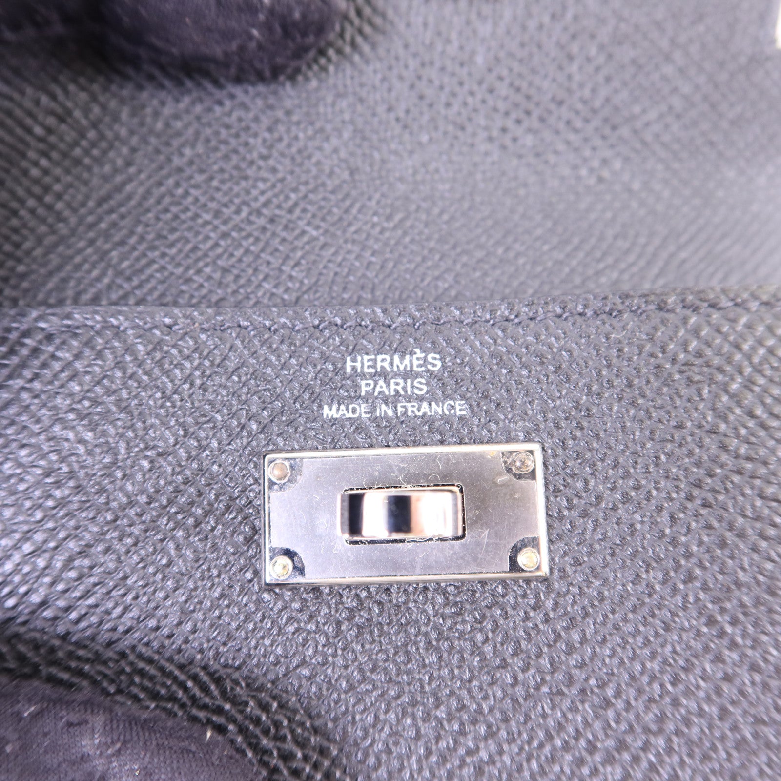 HERMES Epsom皮革Kelly Pocket Compact Wallet銀扣錢包