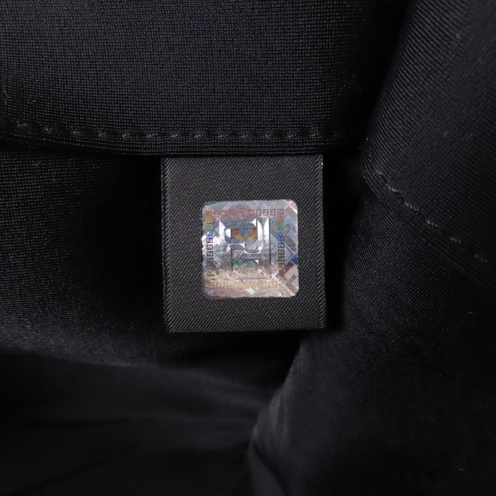 Fendi Tote Bag Shoulder Bag Canvas Beige