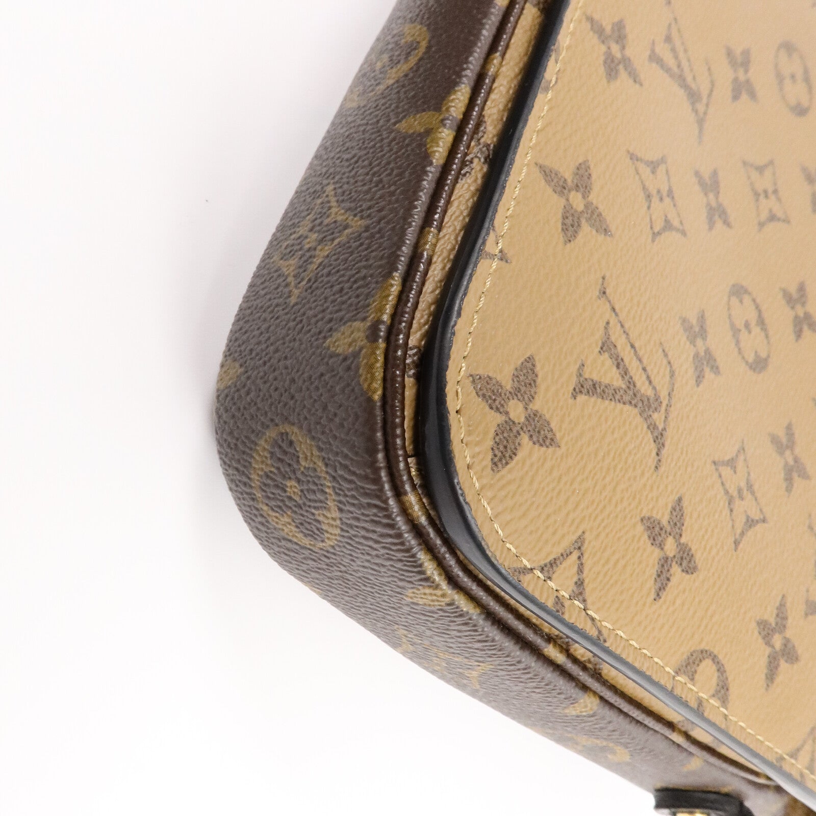 LOUIS VUITTON Monogram Reverse Pochette Metis手挽肩背兩用袋