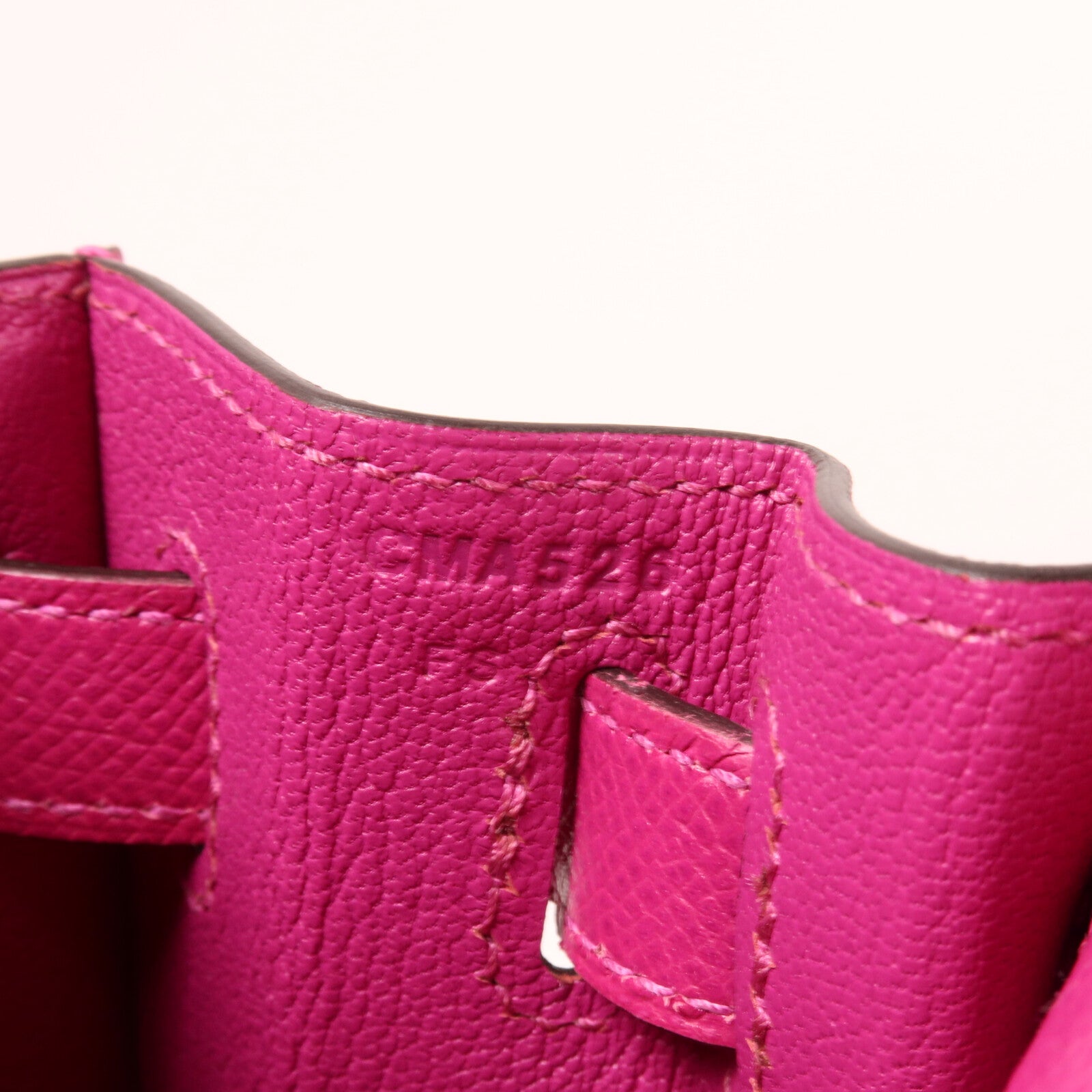 HERMES Epsom皮革Kelly 28手挽肩背兩用袋Rose Purple
