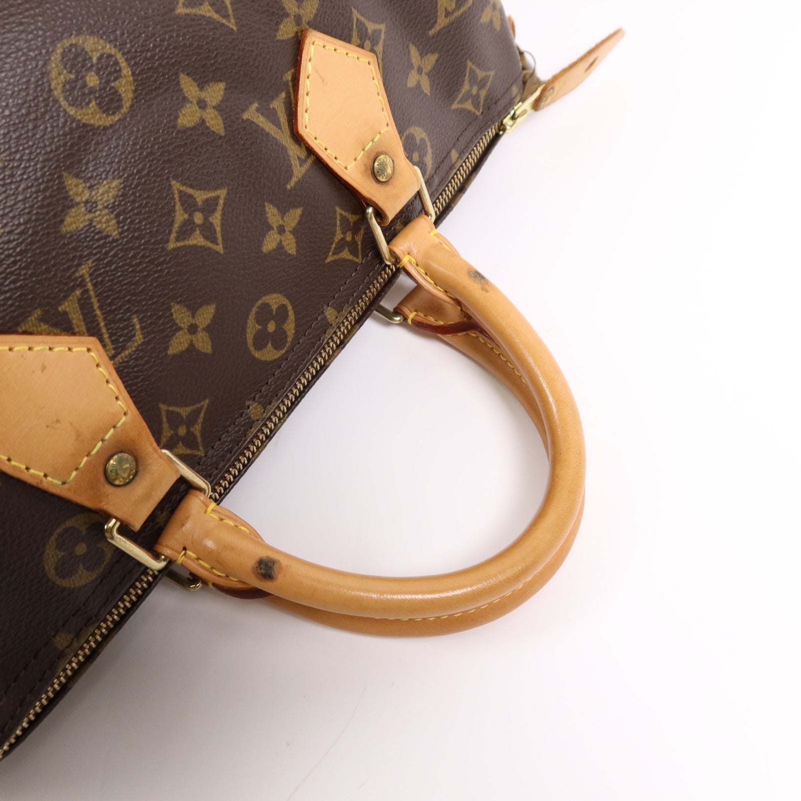 LOUIS VUITTON Monogram Speedy 30金扣手挽袋