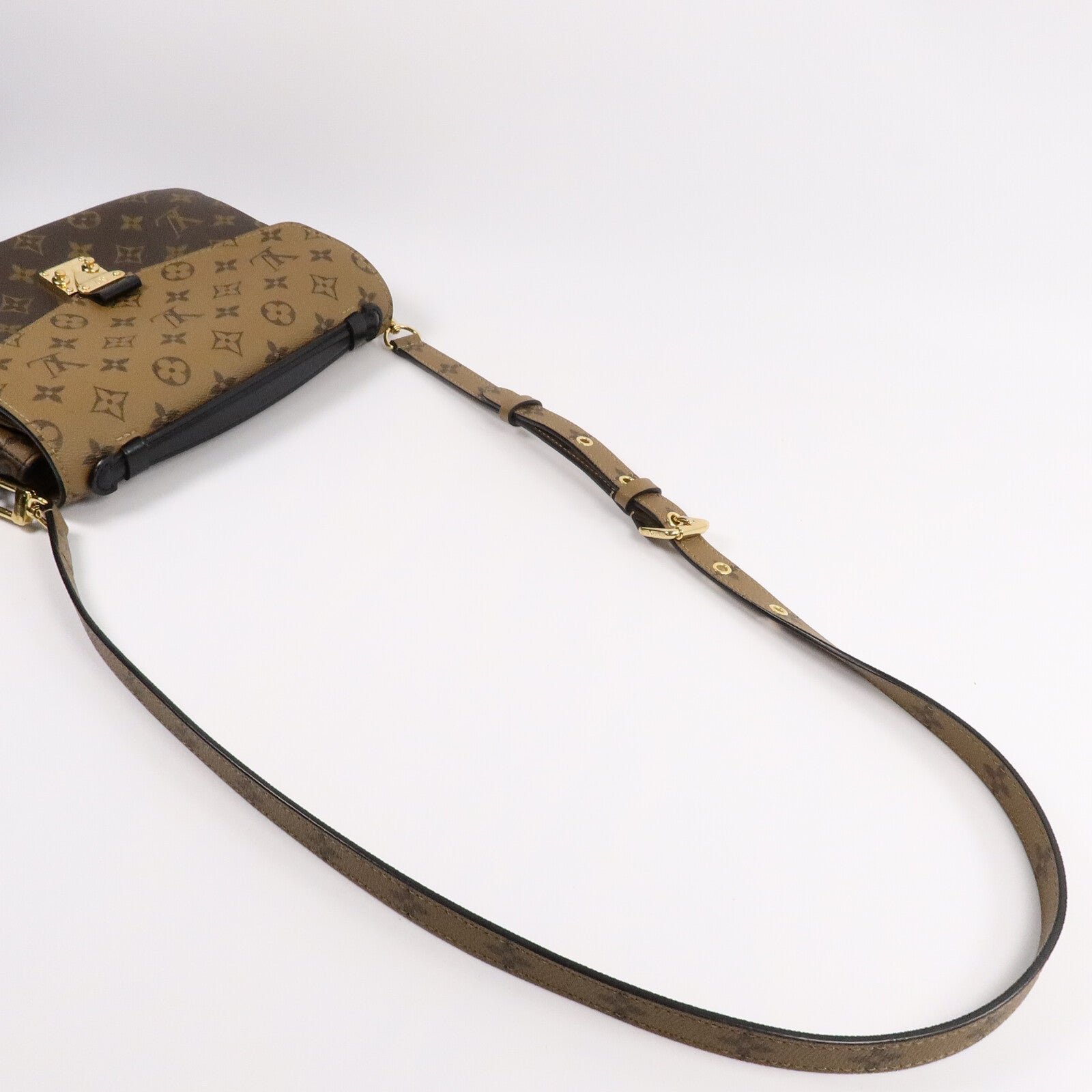 LOUIS VUITTON Monogram Reverse Pochette Metis手挽肩背兩用袋