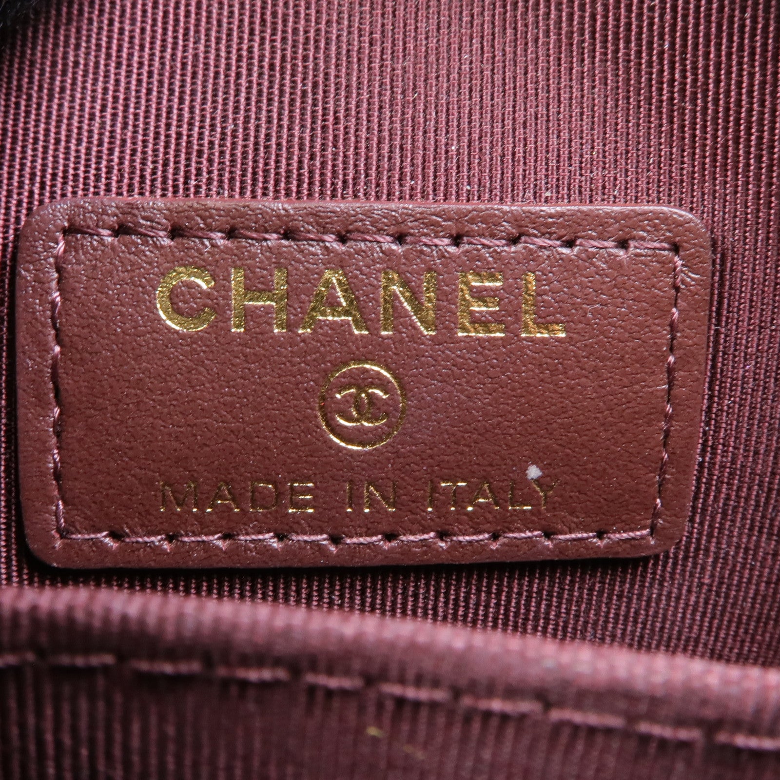 CHANEL 牛皮皮革Phone Case With Chain金扣鏈帶肩背袋