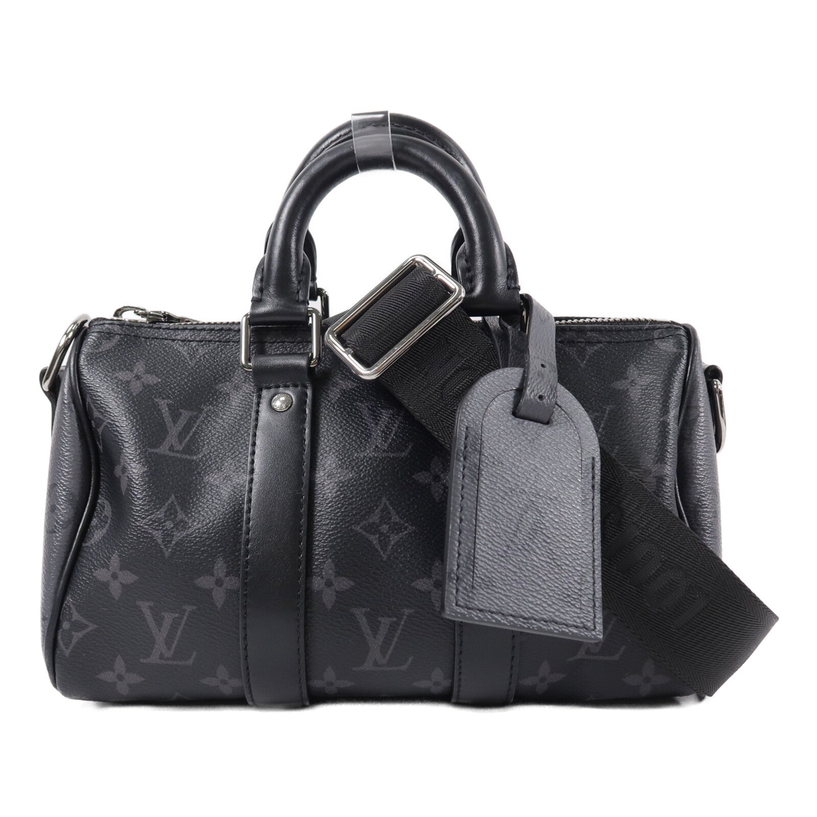 LOUIS VUITTON Monogram Eclips Keepall Bandouliere 25手挽肩背兩用袋
