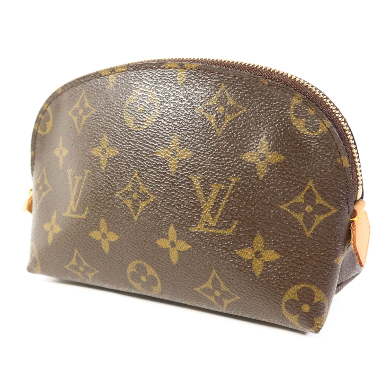 LOUIS VUITTON Monogram Cosmetic Pouch手拿包棕色