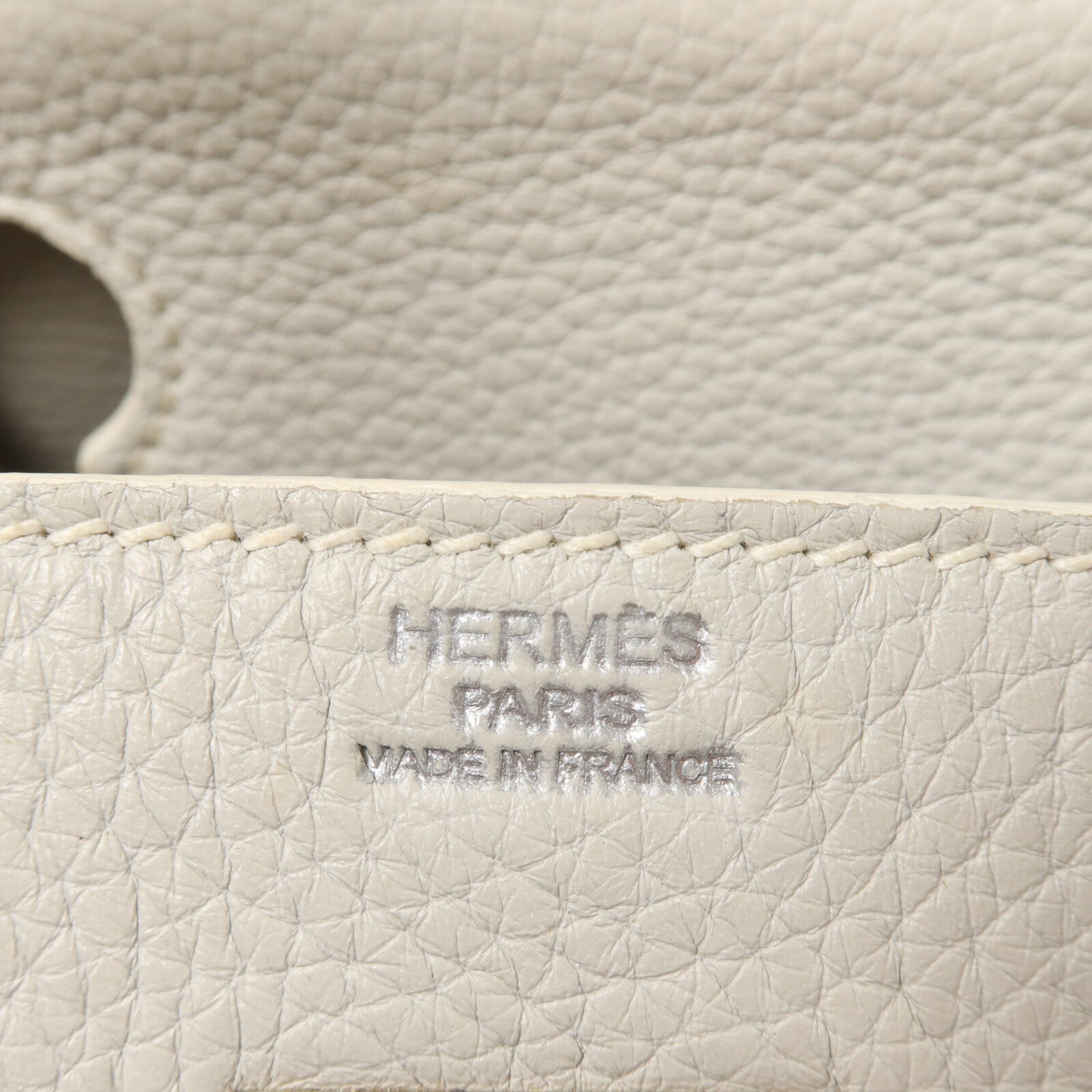 HERMES Clemence皮革/蜥蝪皮革Birkin 30 Club手挽袋