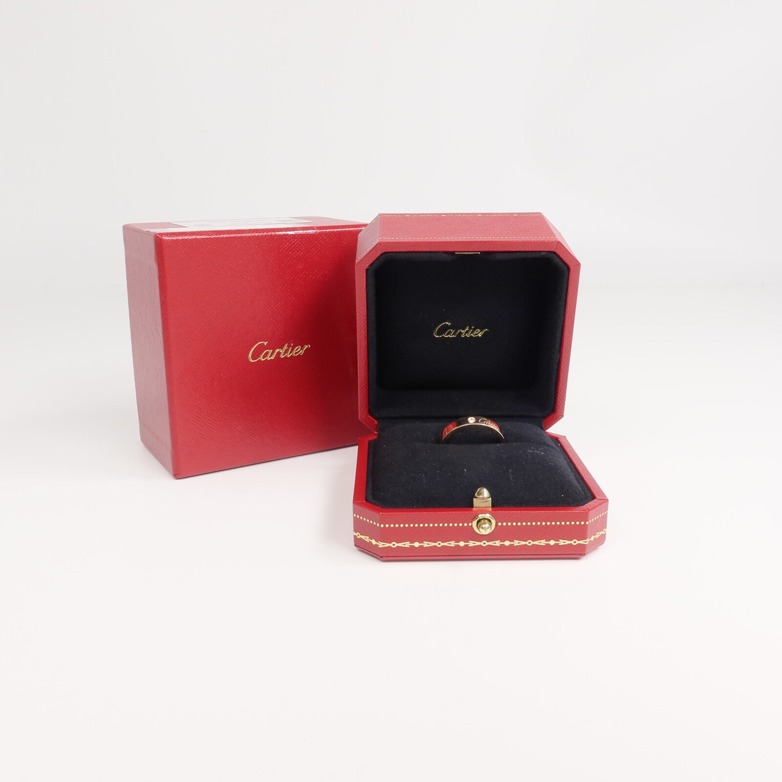 CARTIER 18K玫瑰金Fine Shank Ring戒指Cartier#57/US#8