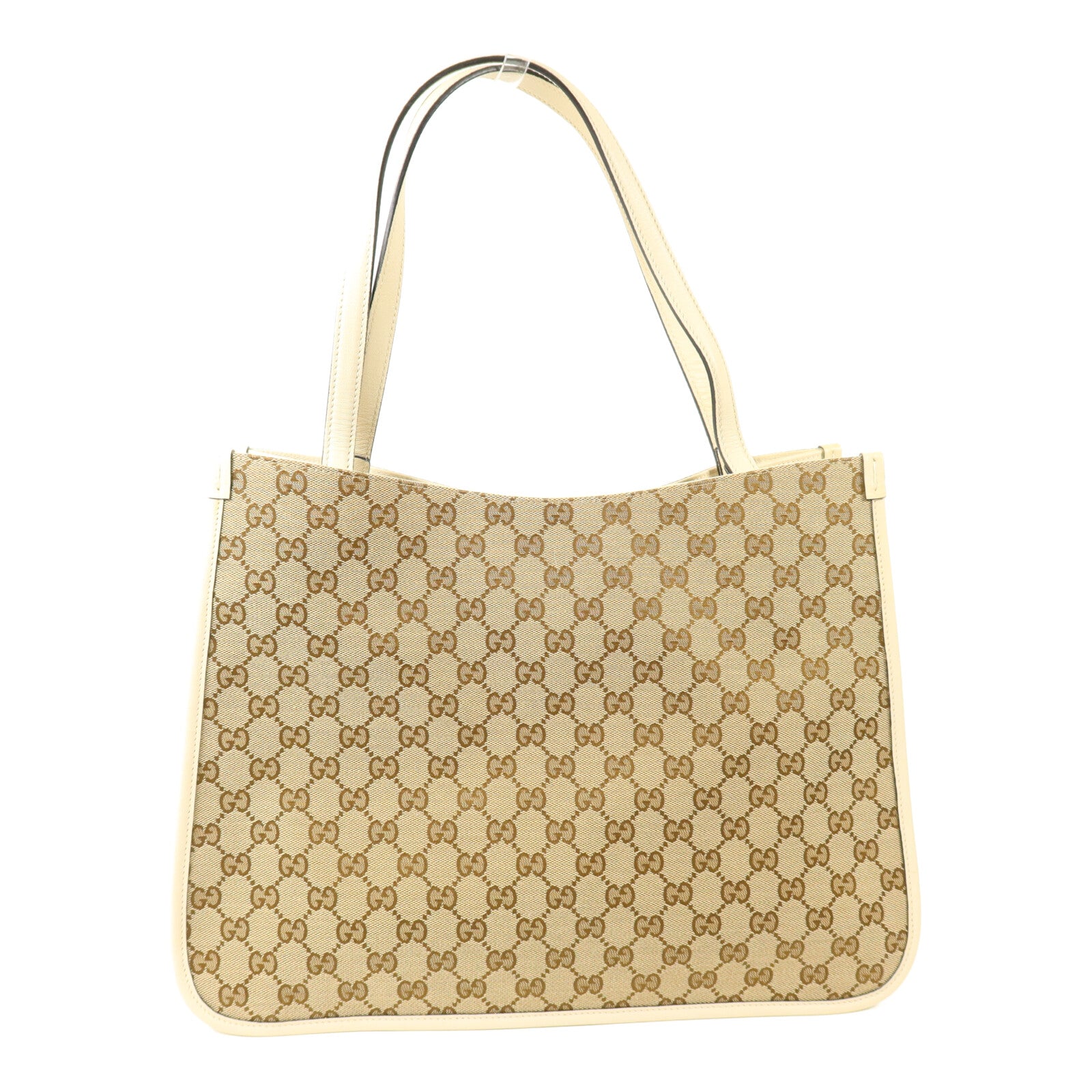 GUCCI 帆布/牛皮皮革Horsebit 1955 Tote Bag手挽袋