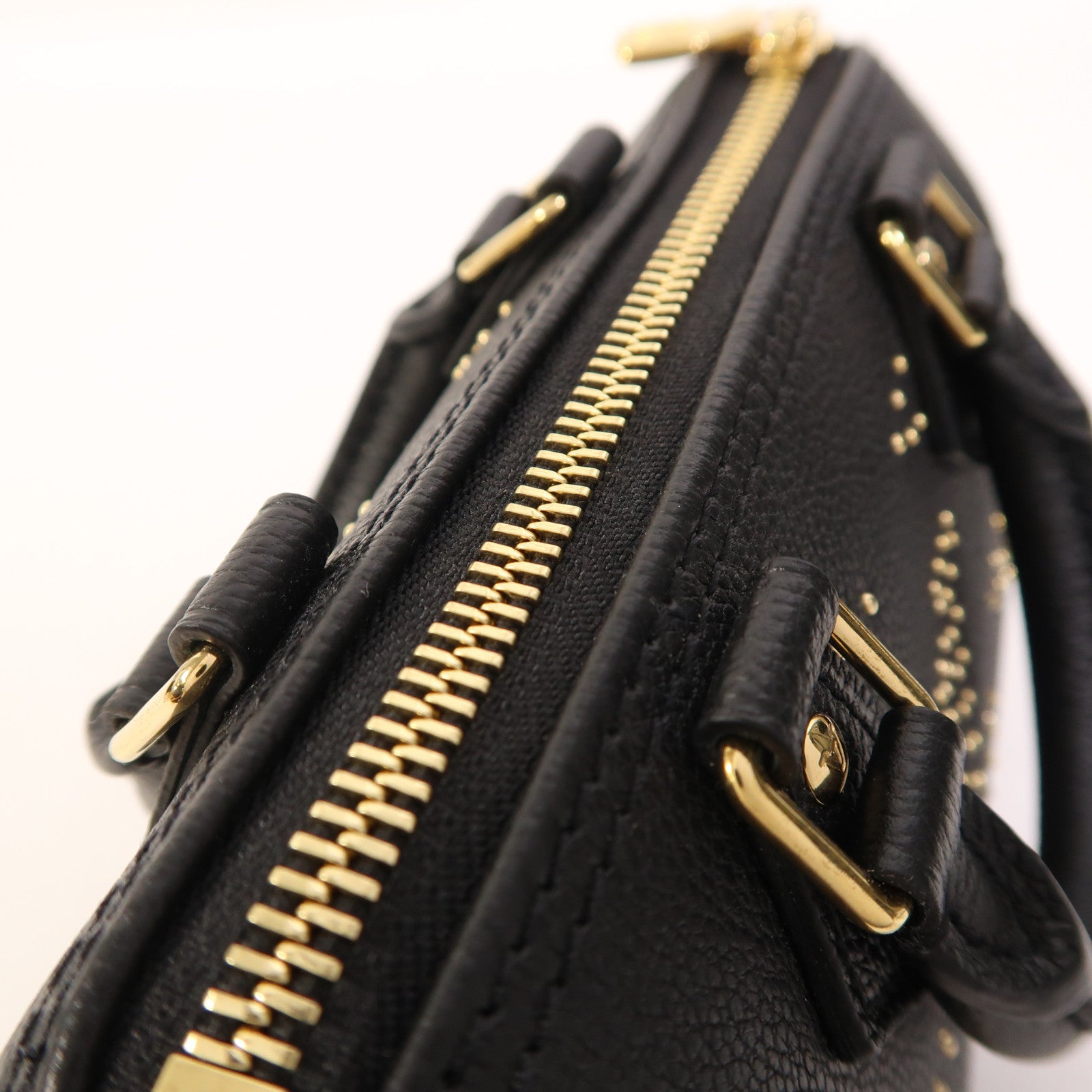 LOUIS VUITTON 【激減優惠】Monogram Empreinte Nano Speedy金扣手挽肩背兩用袋