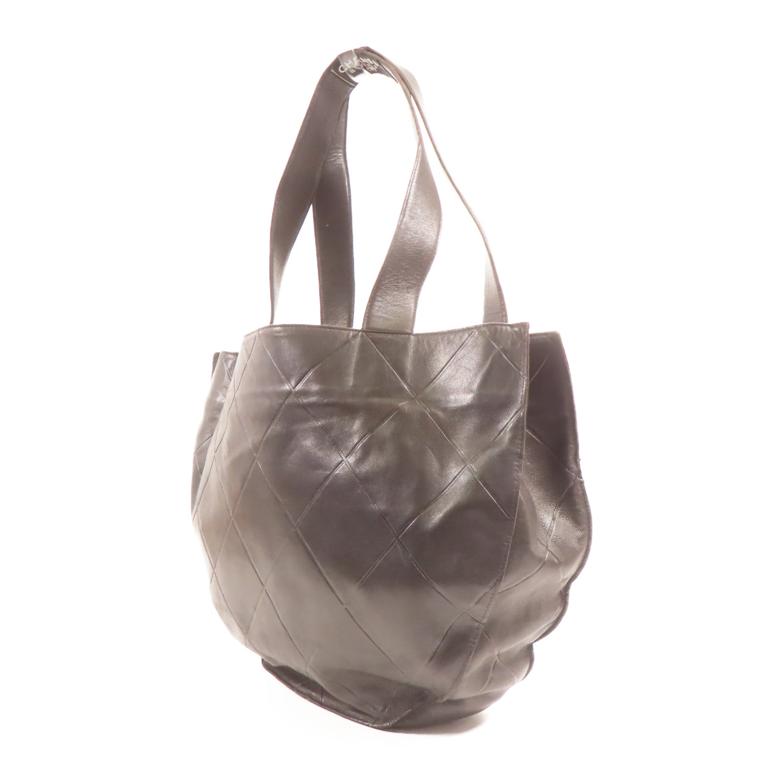 CHANEL 皮革Vintage Matelasse Shoulder Tote Bag手挽袋