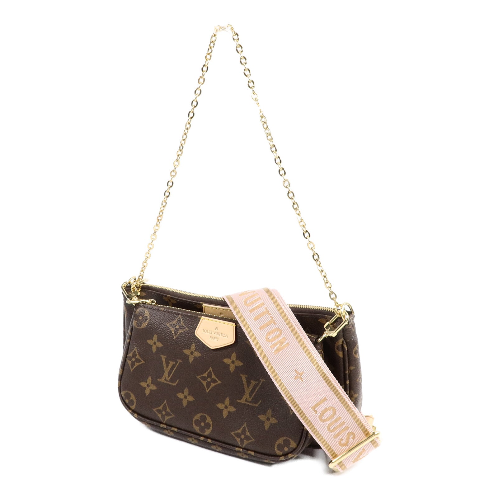 LOUIS VUITTON Monogram Multi Pochette Accessoires手挽肩背兩用袋