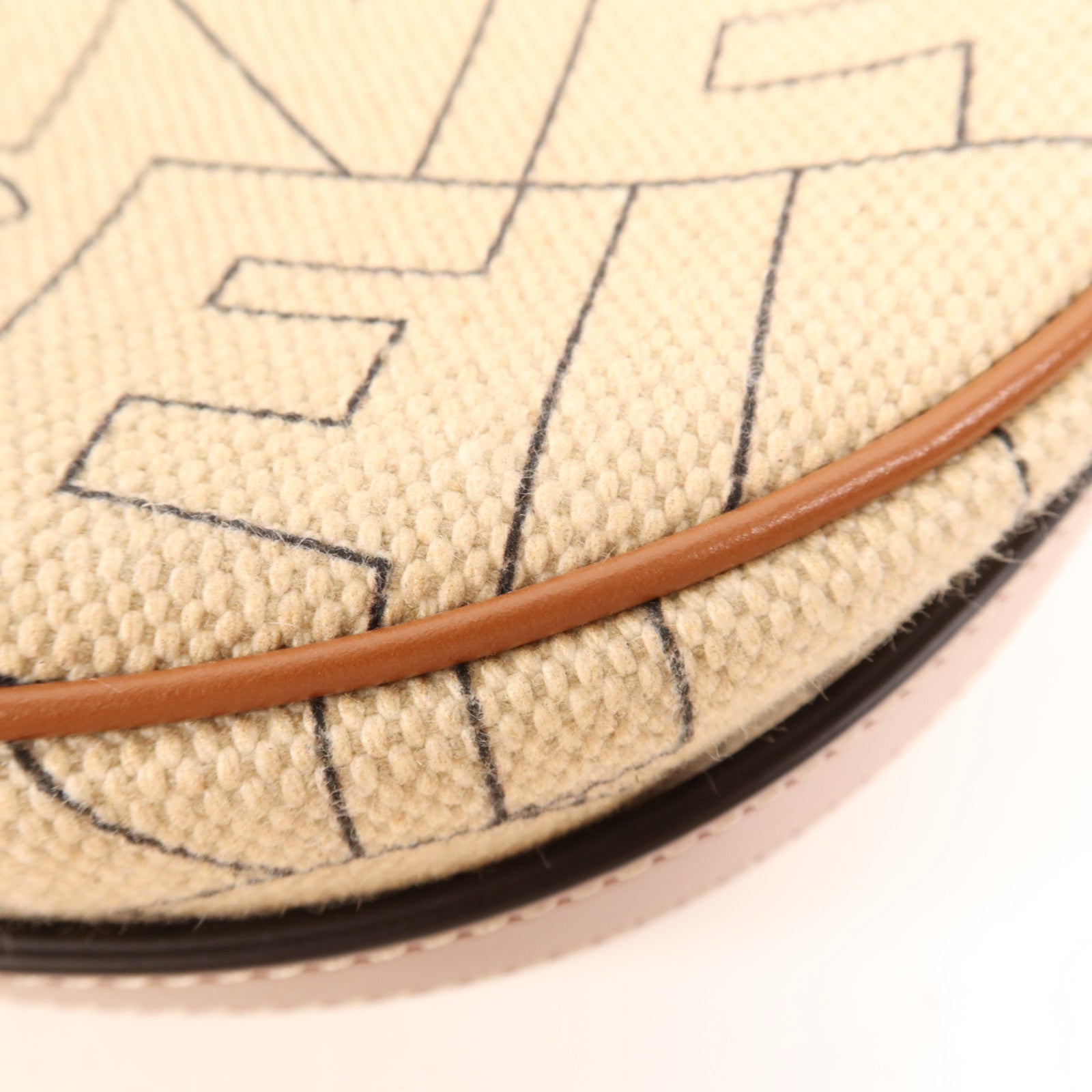 CELINE 帆布Ava金扣肩背袋