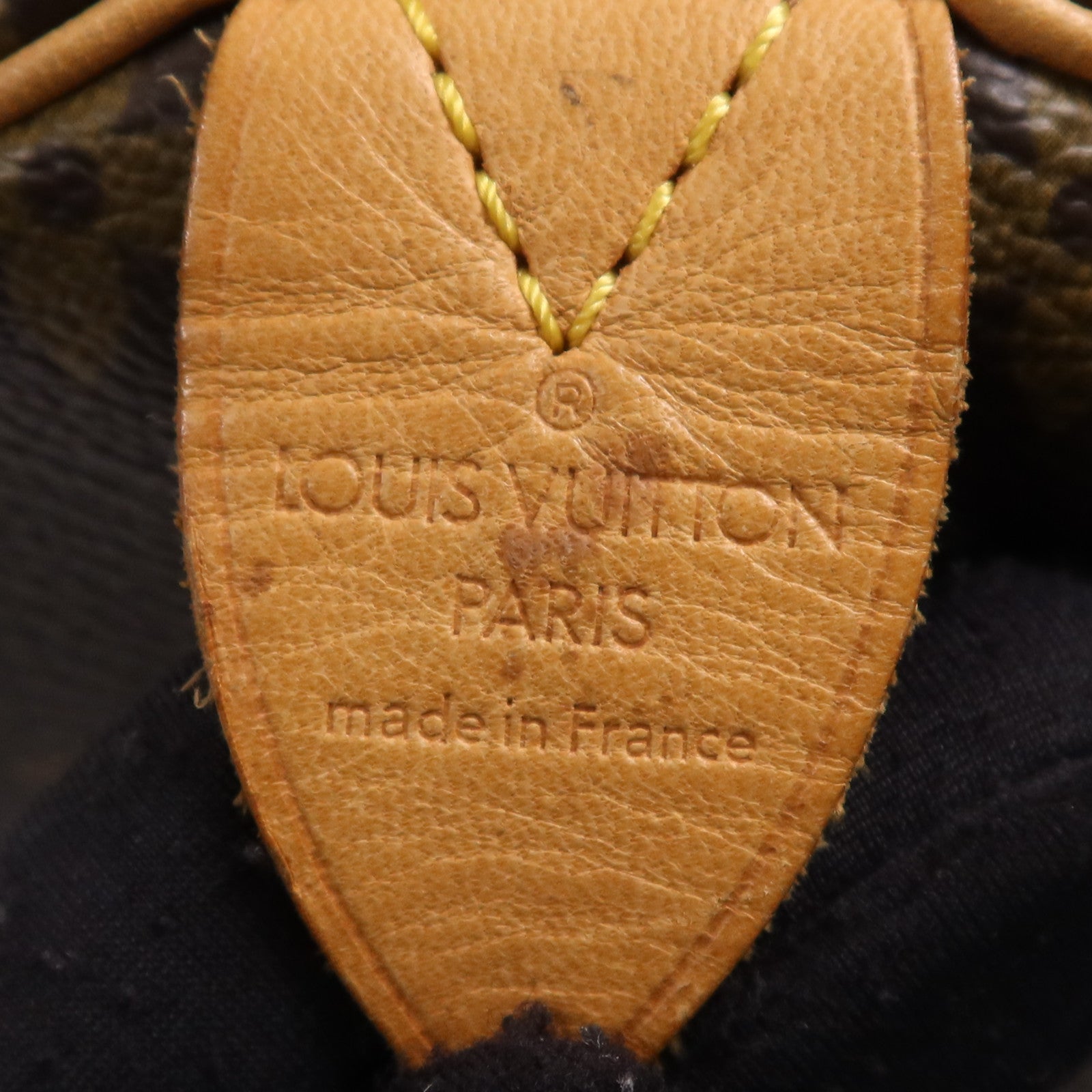 LOUIS VUITTON Monogram Speedy 30金扣手挽袋