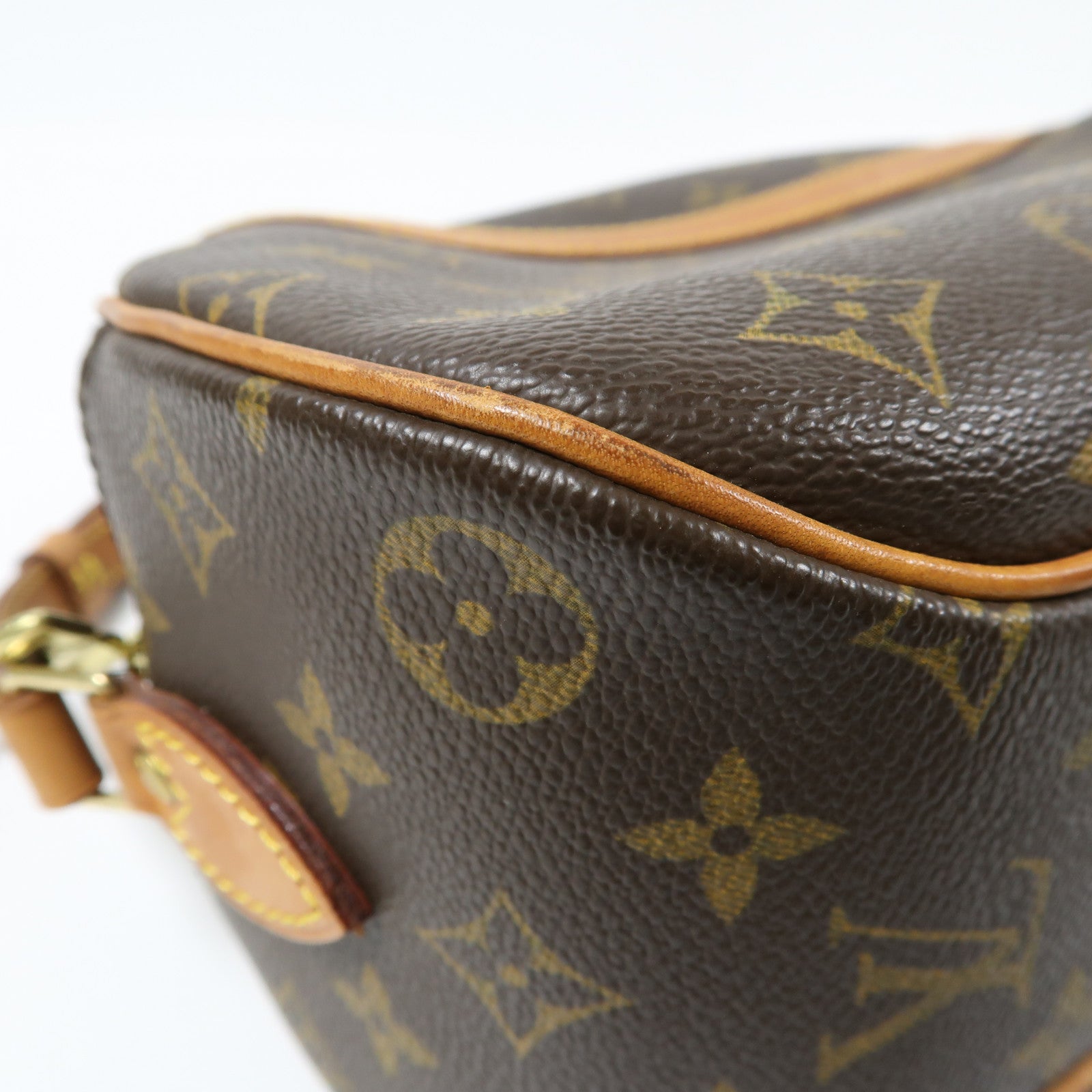 LOUIS VUITTON Monogram Blois金扣肩背袋棕色