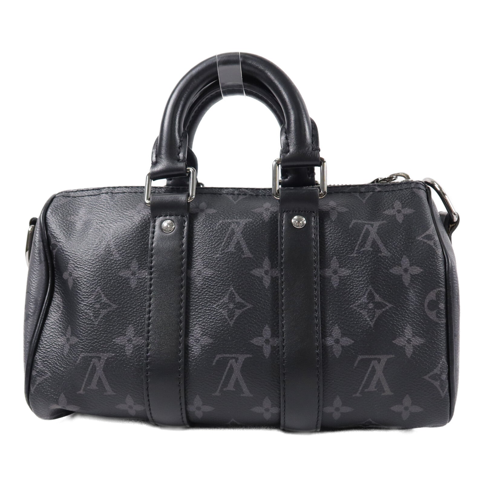 LOUIS VUITTON Monogram Eclips Keepall Bandouliere 25手挽肩背兩用袋