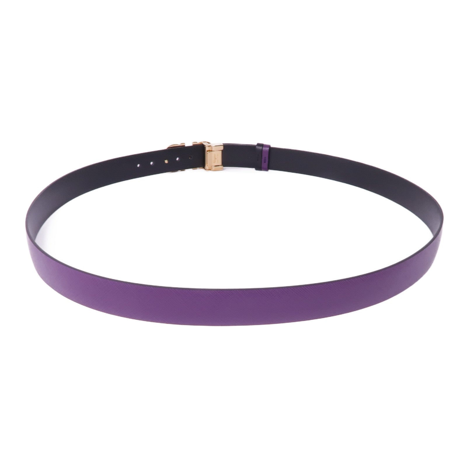Salvatore Ferragamo 牛皮皮革Belt金扣皮帶