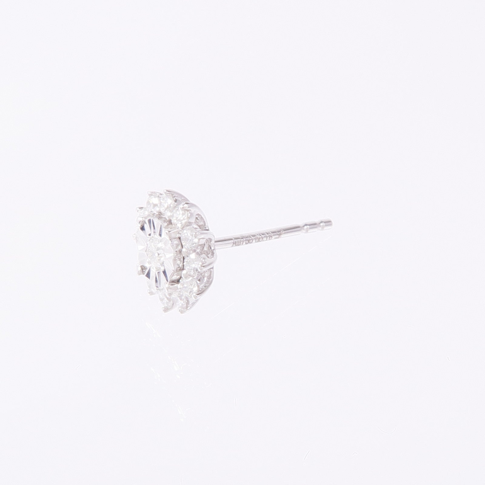 JEWELRY 18K白金Diamond Earrings鑽石耳環