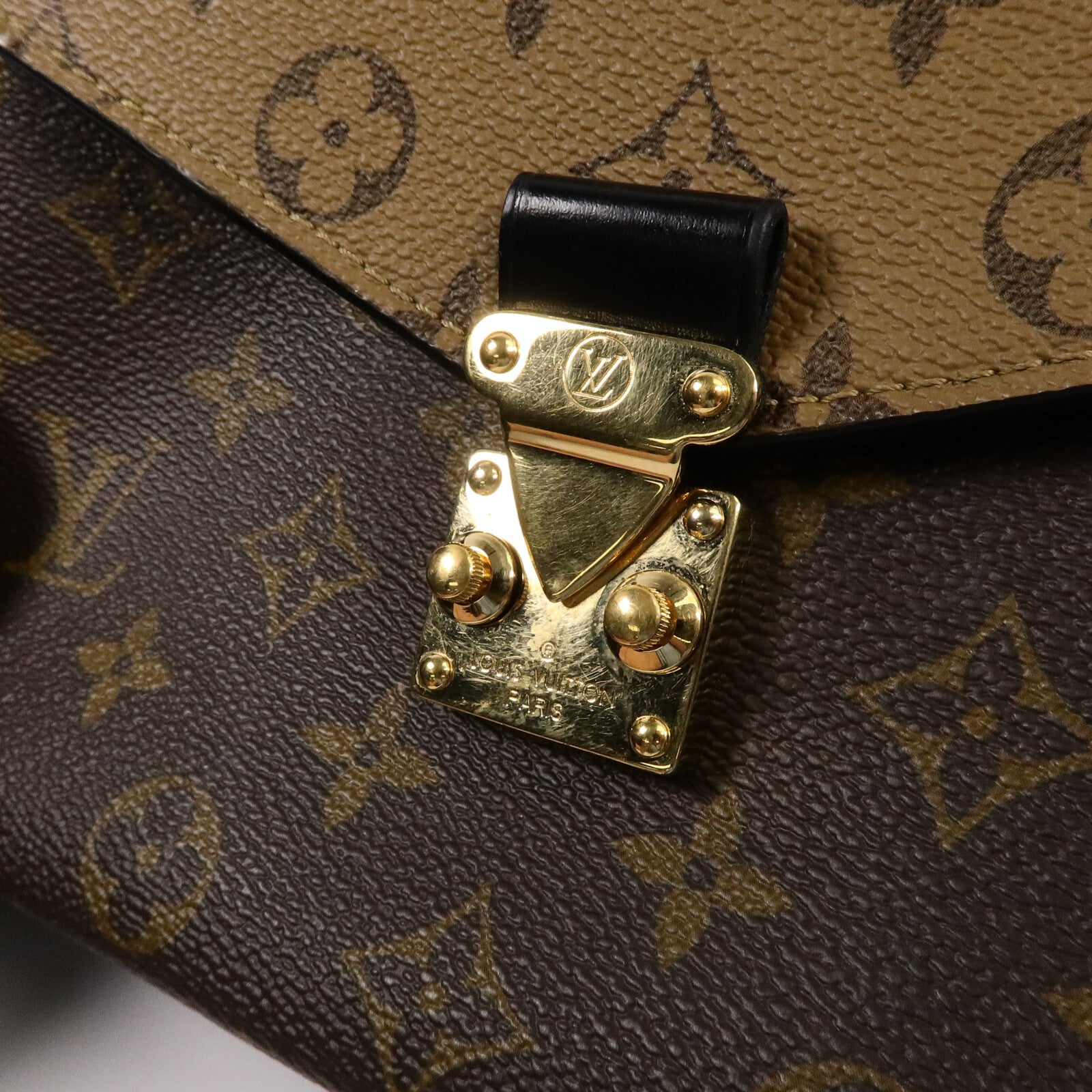 LOUIS VUITTON Monogram Reverse Pochette Metis手挽肩背兩用袋