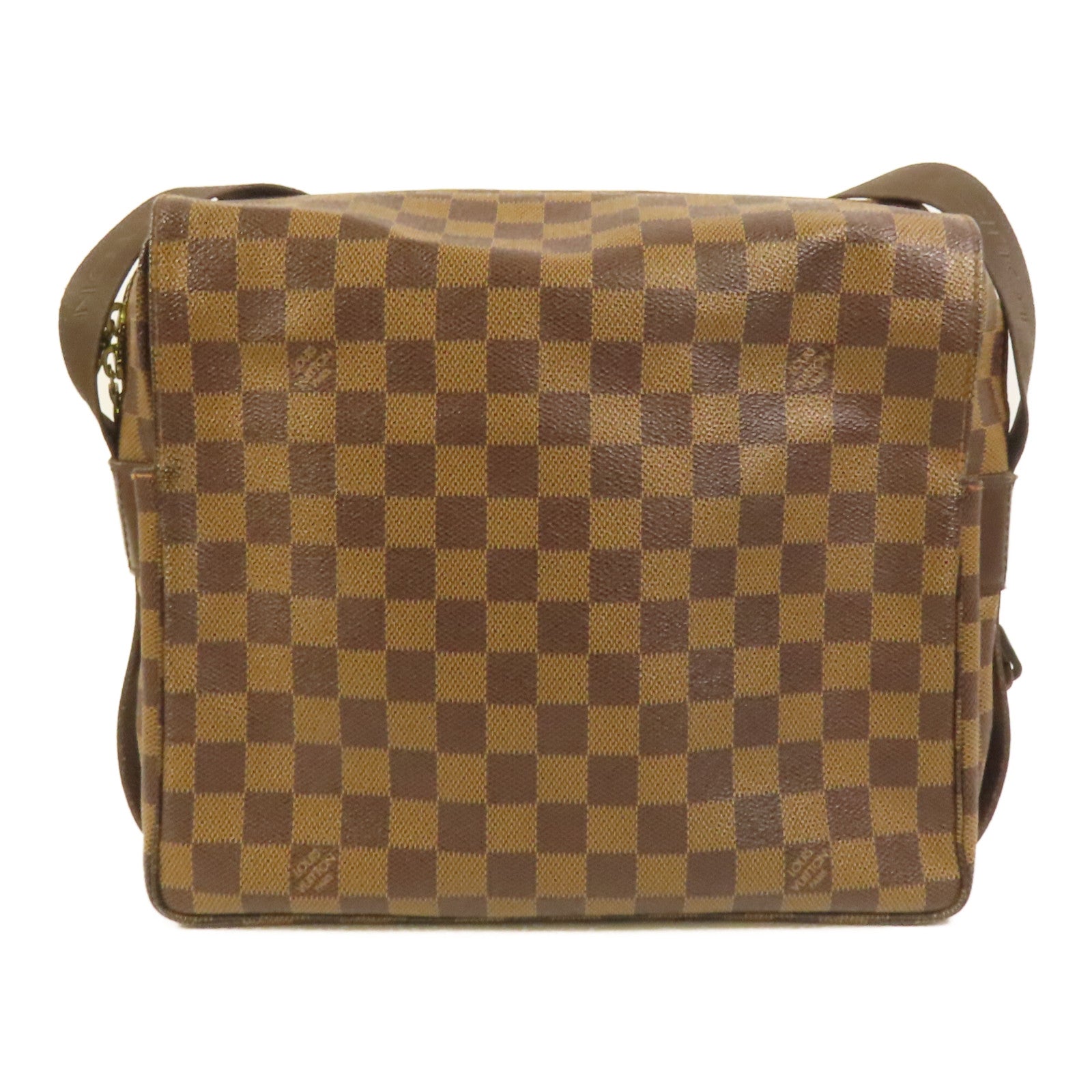 LOUIS VUITTON 【激減優惠】Damier Naviglio金扣肩背袋