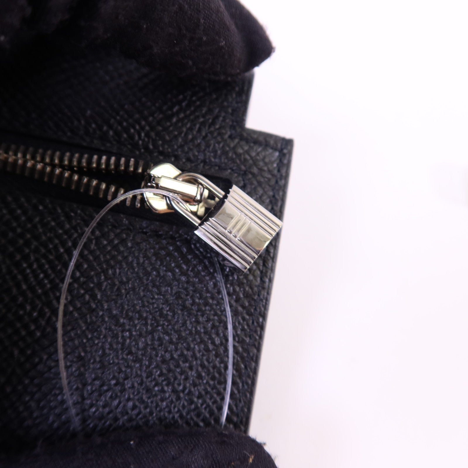 HERMES Epsom皮革Kelly Pocket Compact Wallet銀扣錢包