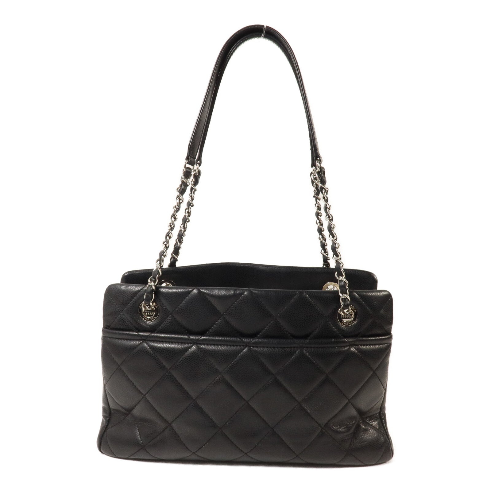 CHANEL 牛皮皮革Timeless CC Soft Bag鏈帶肩背袋