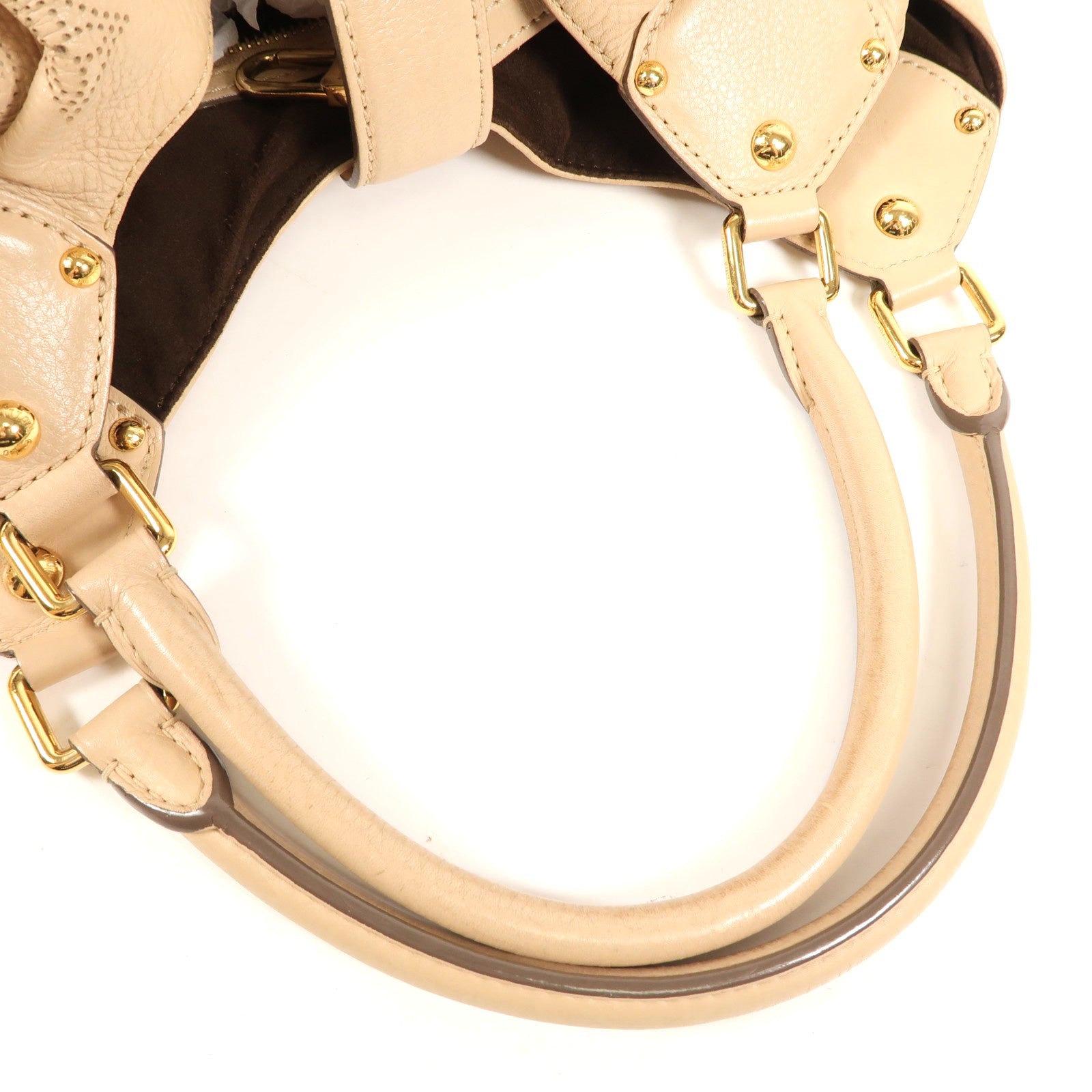 LOUIS VUITTON Monogram Mahina Neo L金扣肩背袋