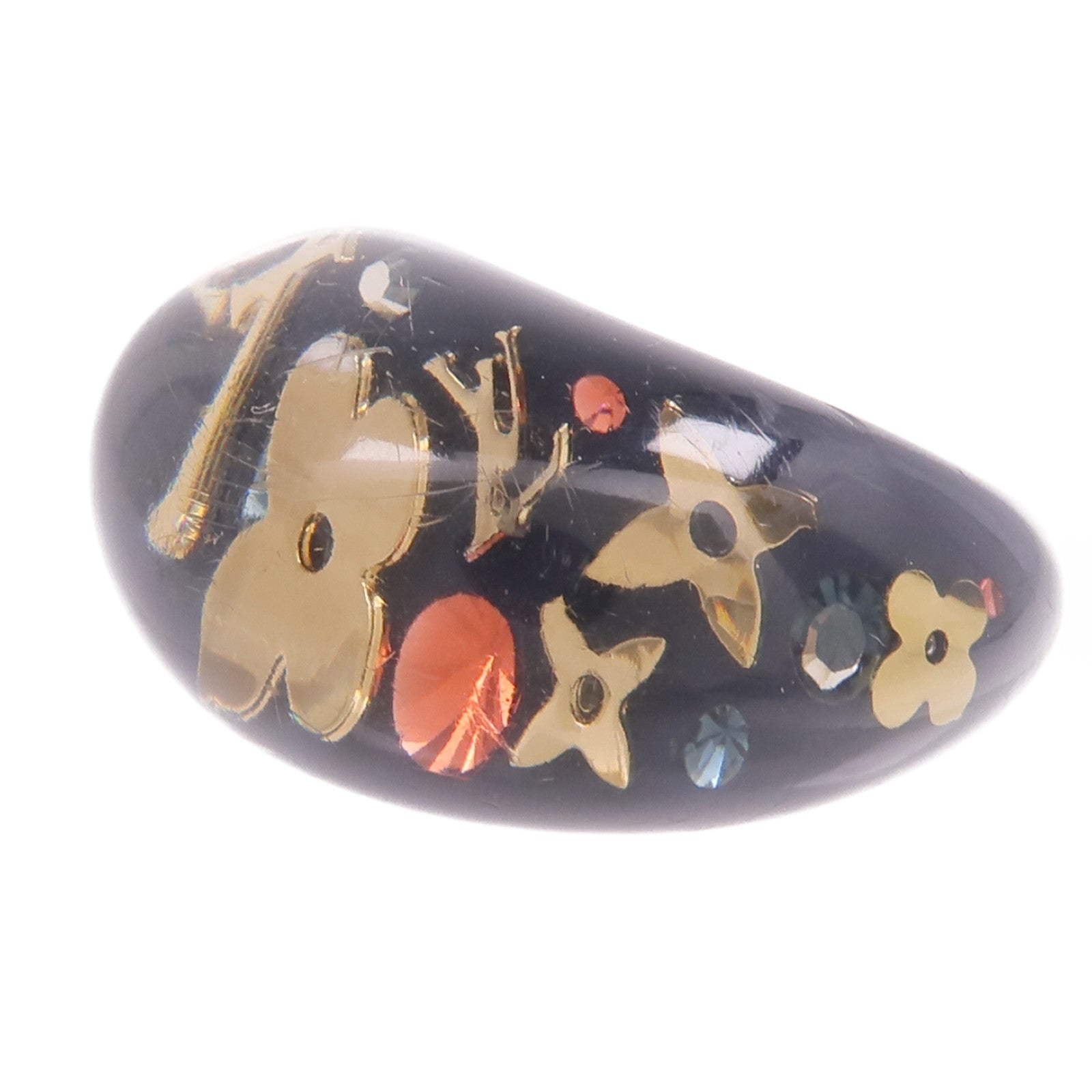 LOUIS VUITTON 樹脂Berg Inclusion Ring戒指US#6.5