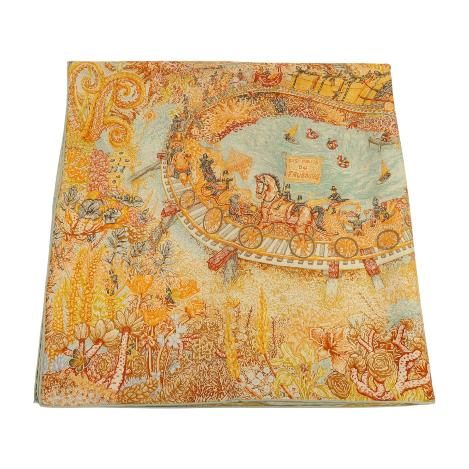 HERMES 【激減優惠】絲質Scarf 90x90cm絲巾
