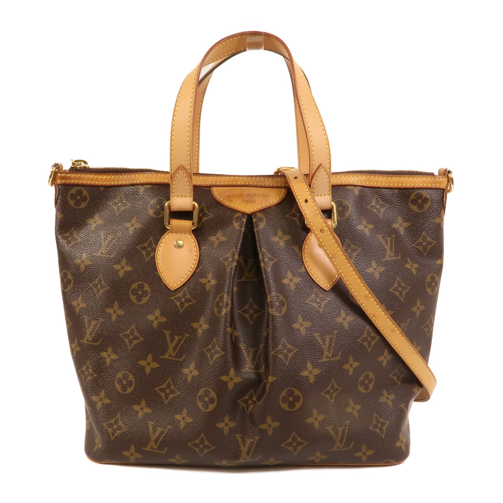 LOUIS VUITTON Monogram Palermo PM手挽肩背兩用袋