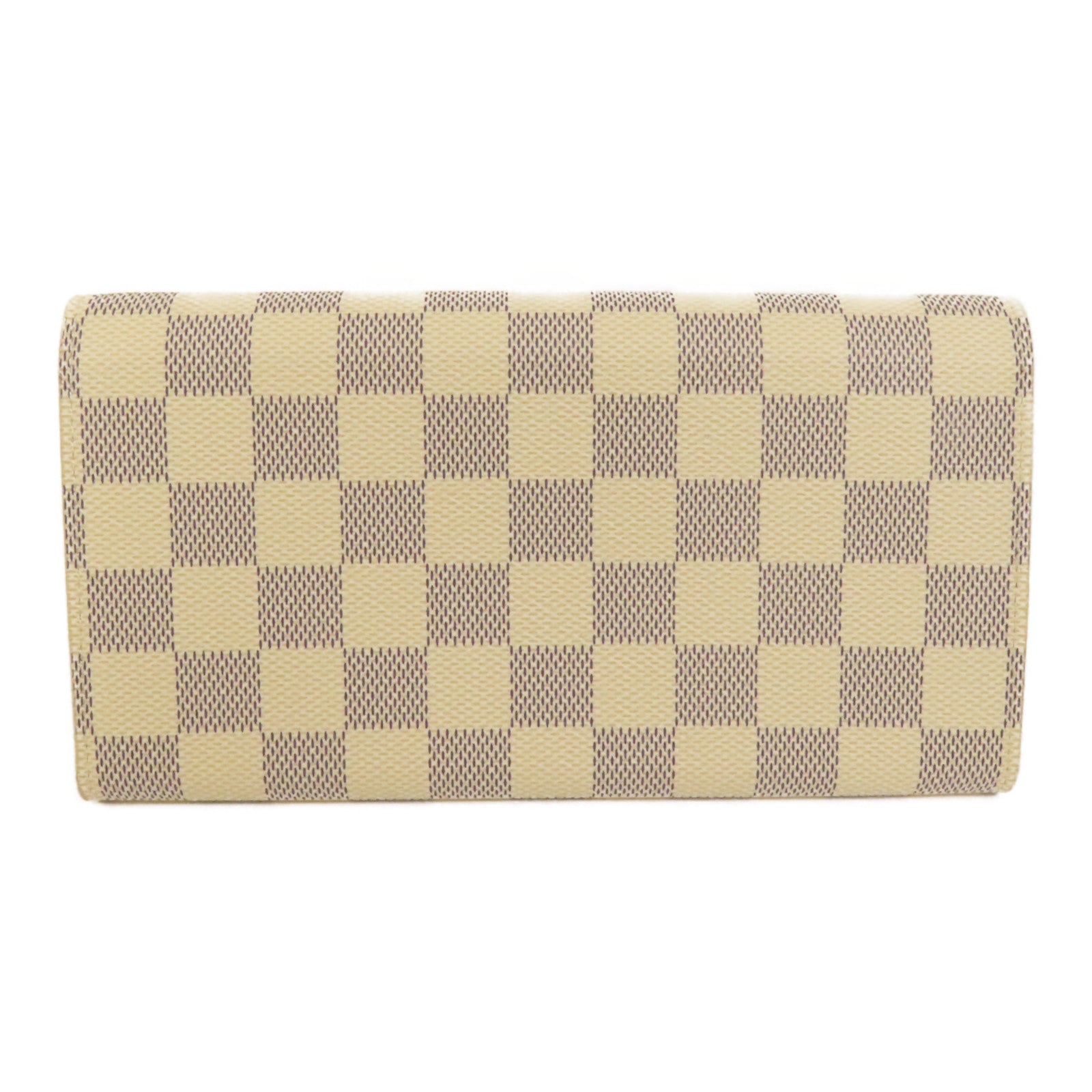 LOUIS VUITTON 【激減優惠】Damier Azur Vivienne Holiday金扣長銀包