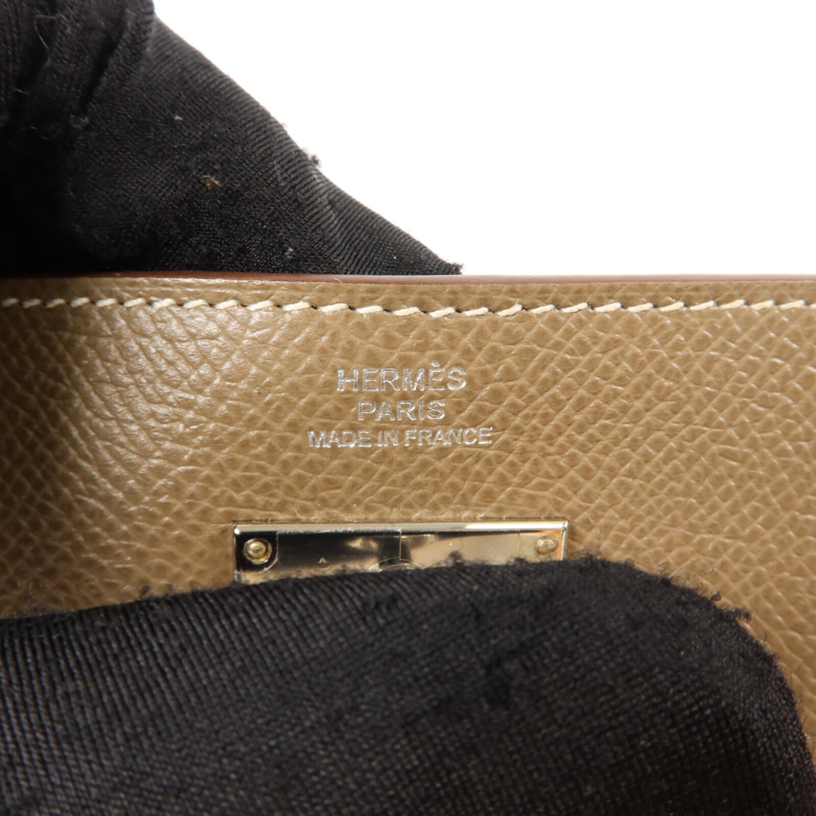 HERMES Epsom皮革Kelly Wallet長錢包Etoupe