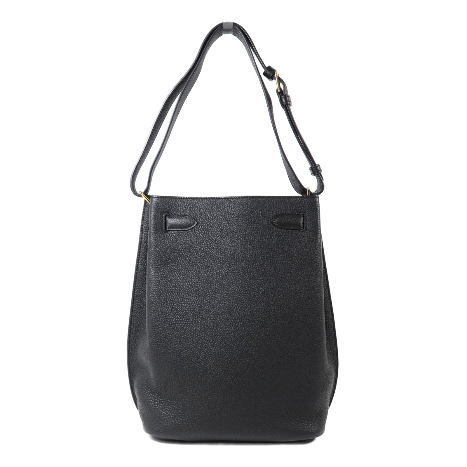 HERMES Togo皮革So Kelly 22肩背袋Noir