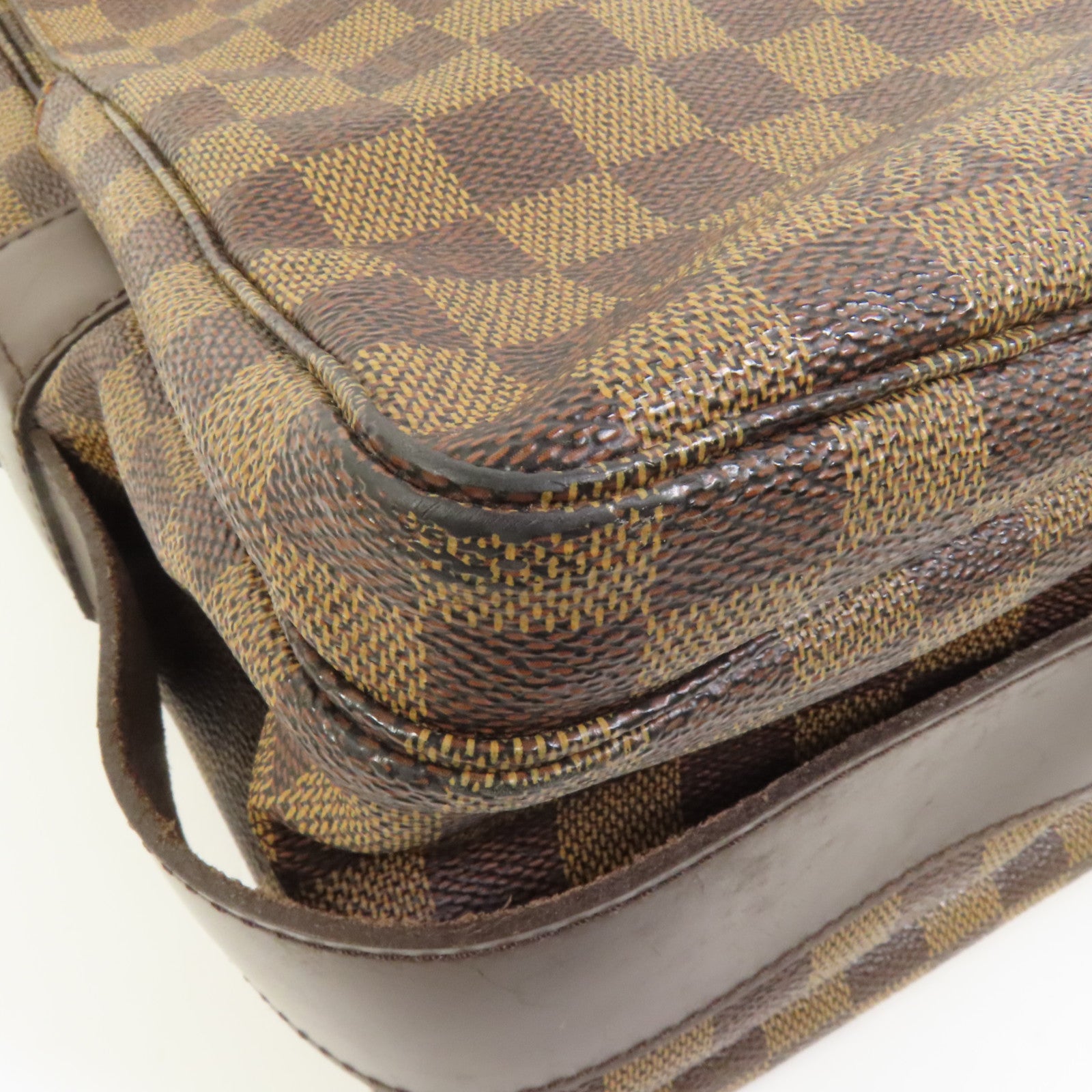 LOUIS VUITTON 【激減優惠】Damier Naviglio金扣肩背袋