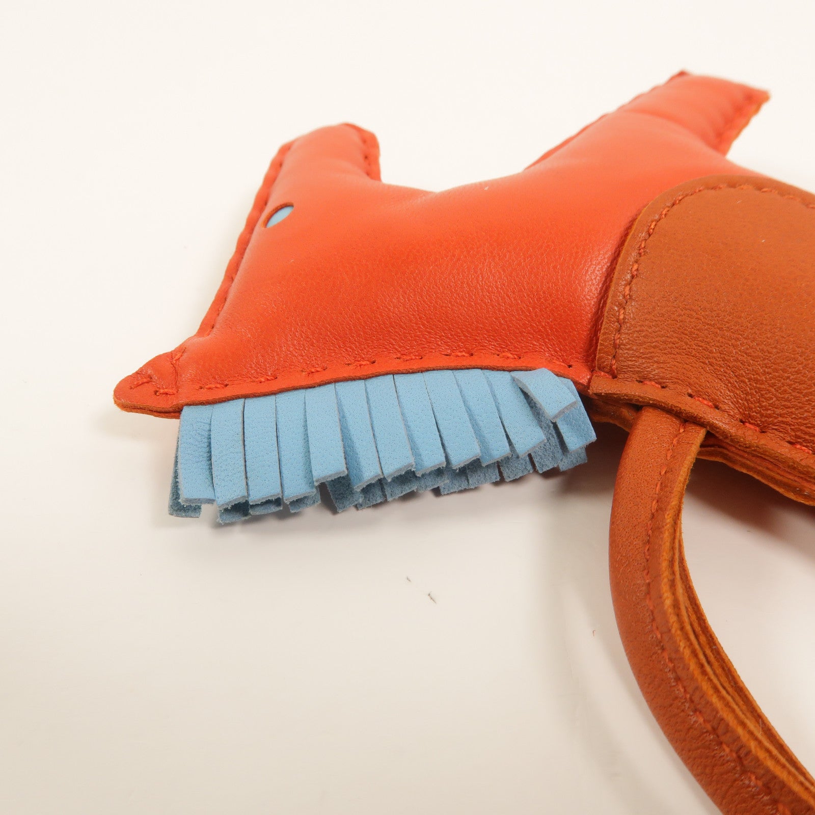 HERMES Milo皮革Rodeo MM掛飾Capucine