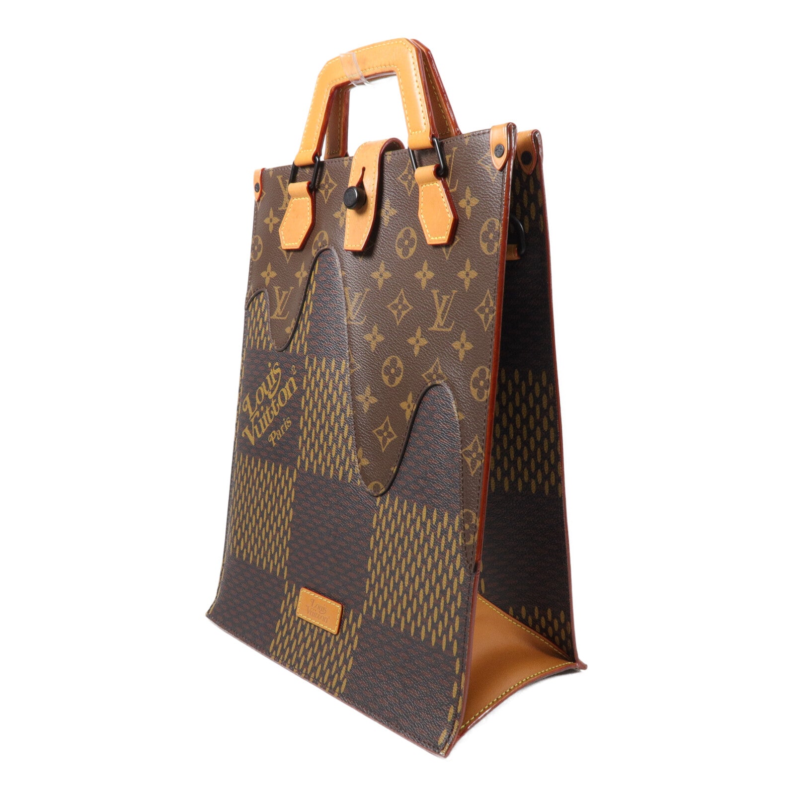 LOUIS VUITTON Monogram/Giant Damie LV X Nigo Mini Tote手挽肩背兩用袋