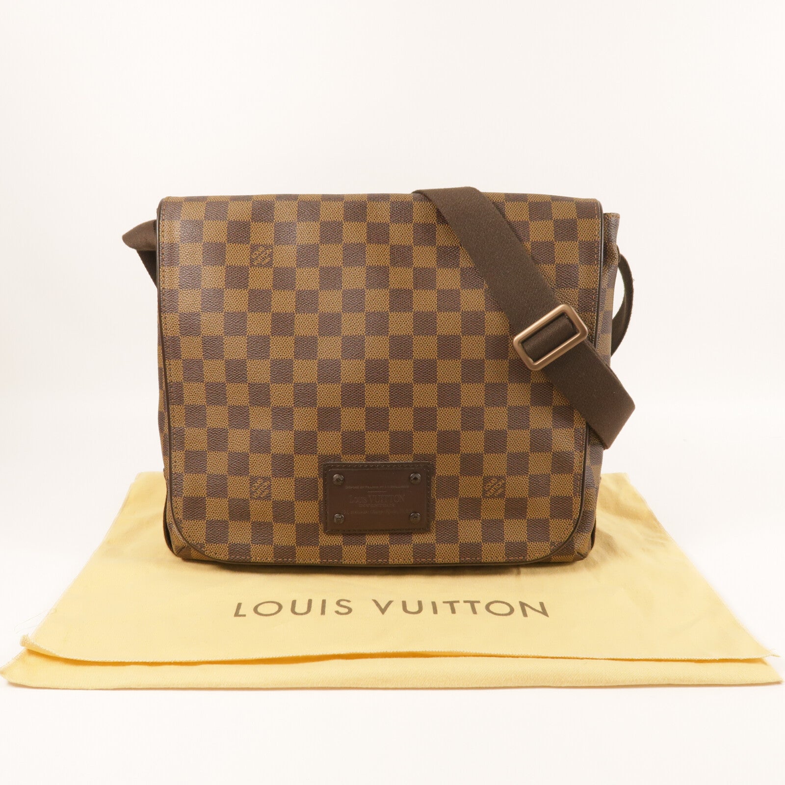 LOUIS VUITTON Damier Brooklyn MM肩背袋