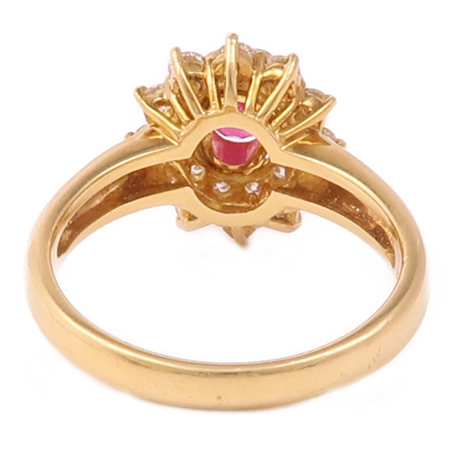 JEWELRY 18K黃金Ruby/Diamond Ring紅寶石/鑽石戒指