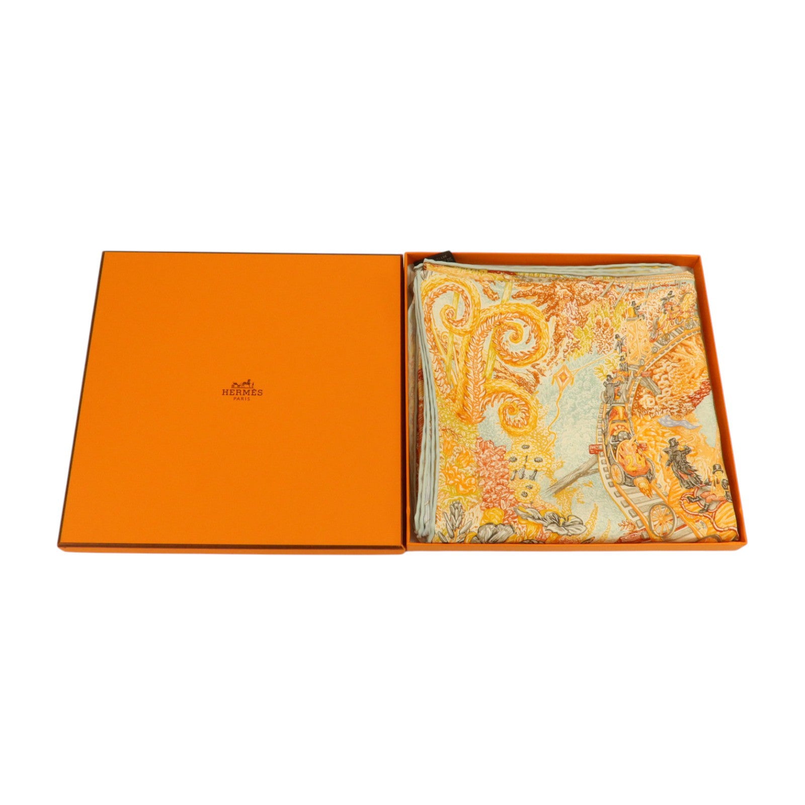 HERMES 【激減優惠】絲質Scarf 90x90cm絲巾
