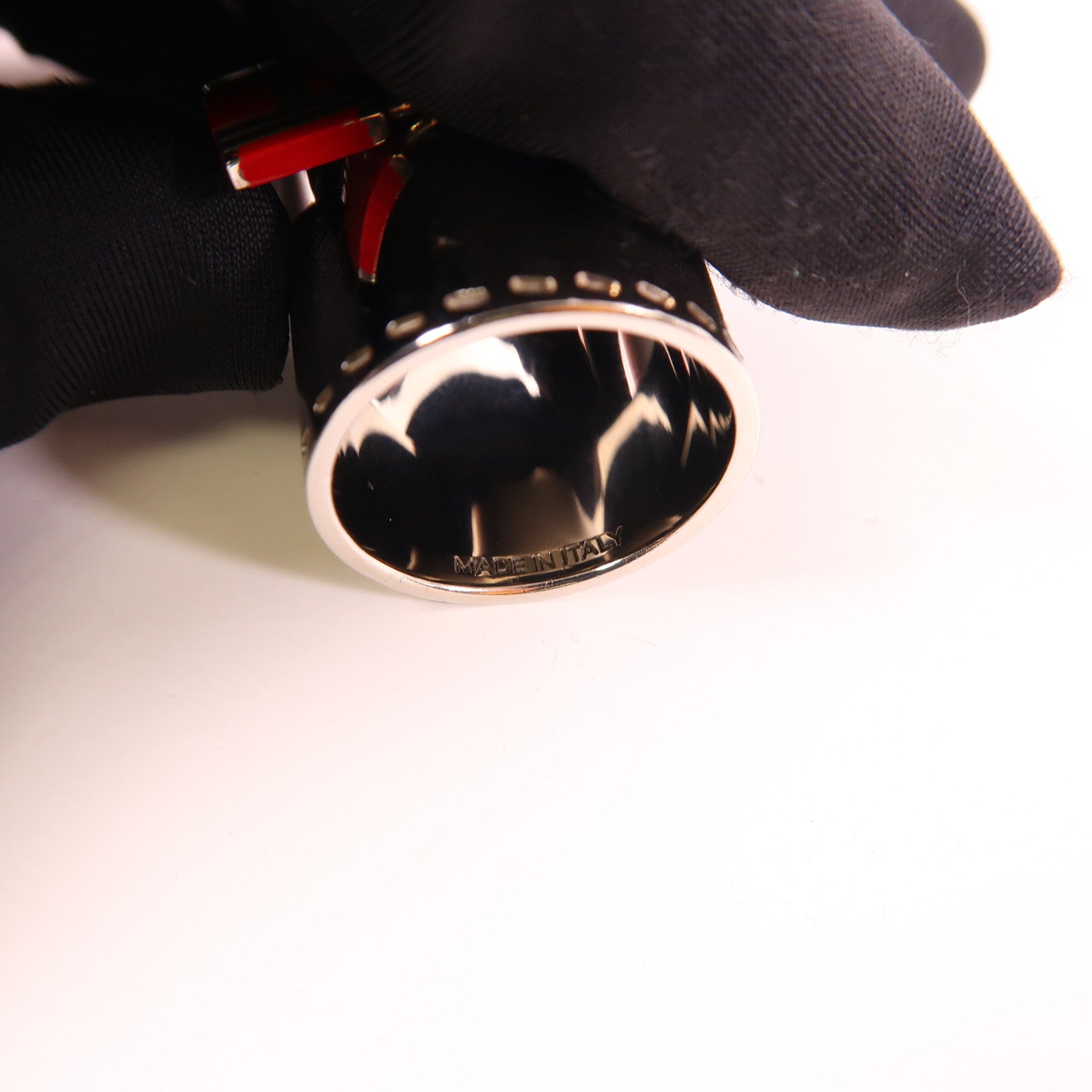 HERMES 金屬Lock Scarf Ring絲巾扣