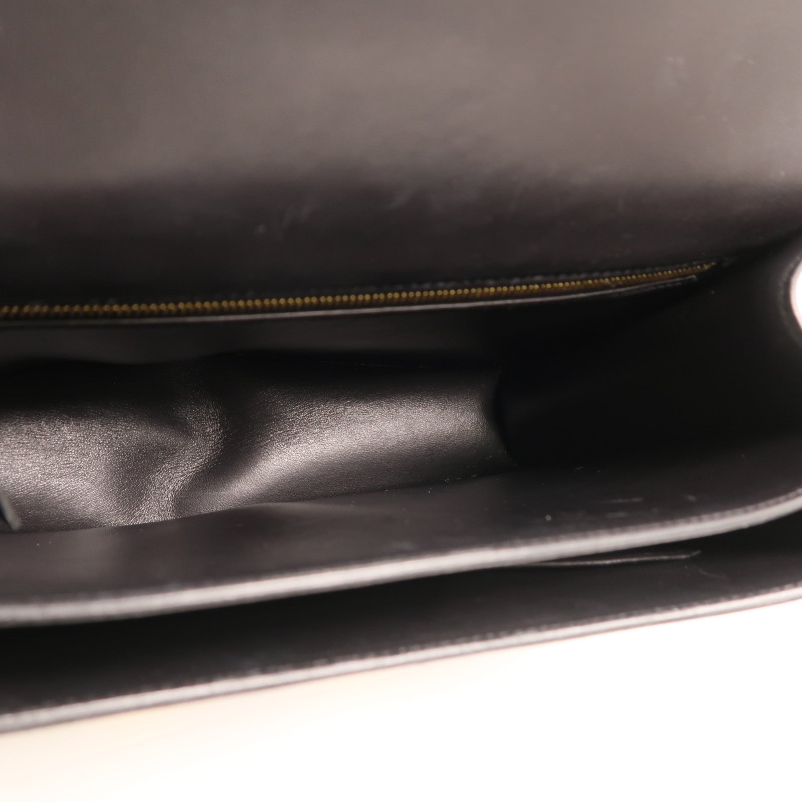HERMES Epsom皮革Constance 24金扣肩背袋Noir