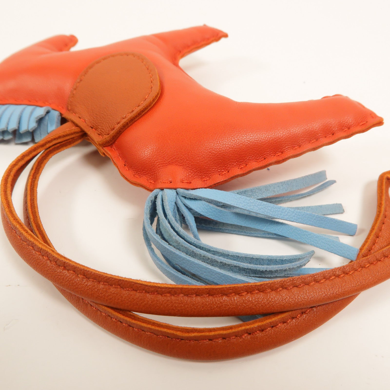 HERMES Milo皮革Rodeo MM掛飾Capucine