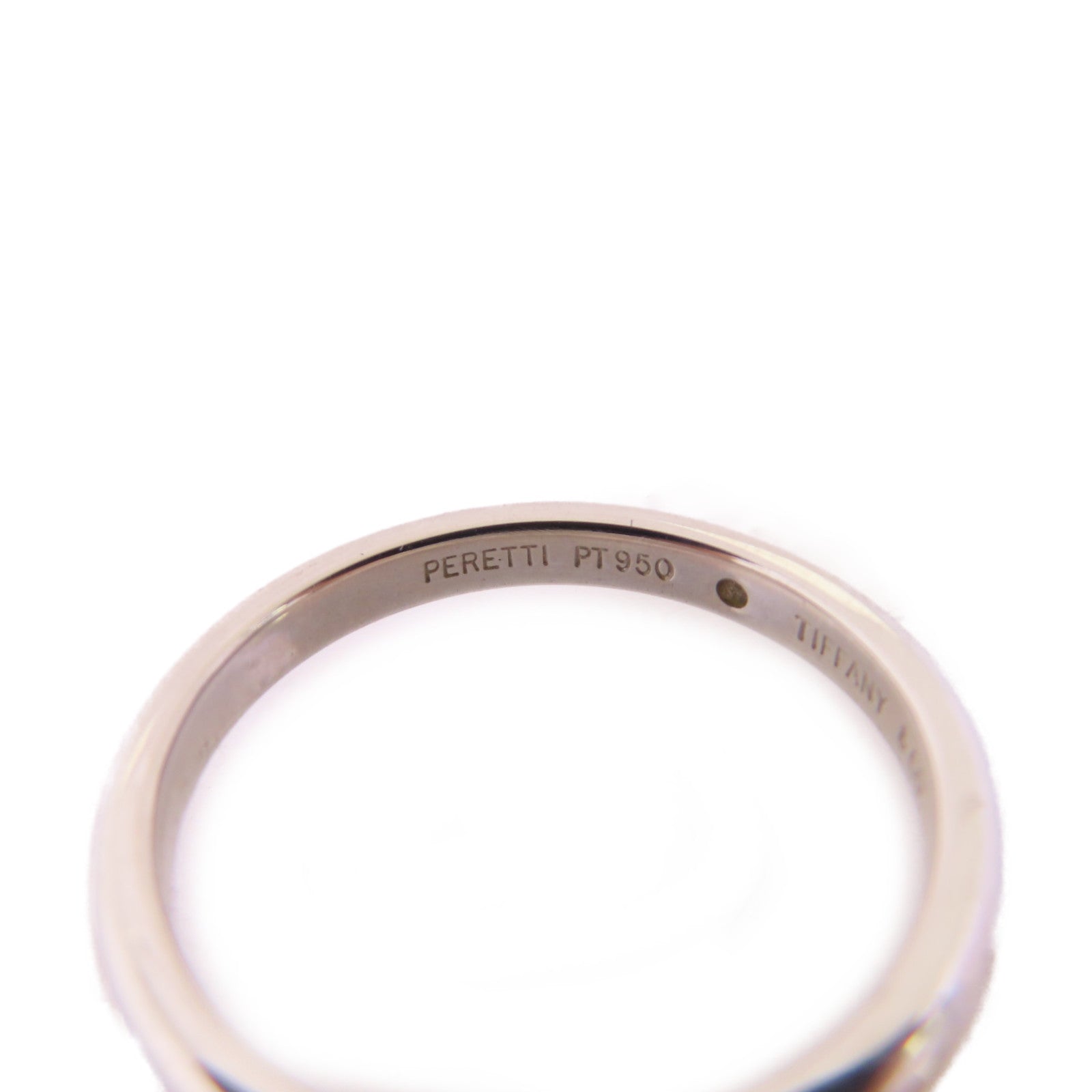 TIFFANY＆CO PT950鉑金/鑽石Diamond Ring戒指US#8