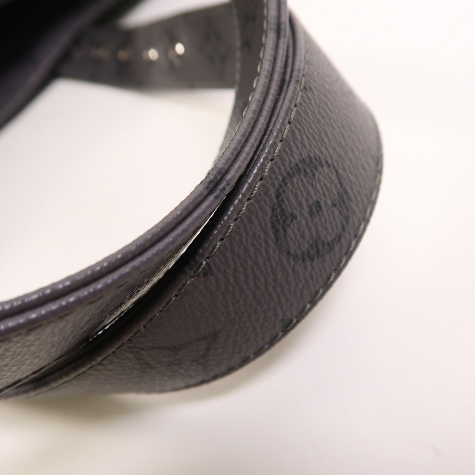 LOUIS VUITTON Monogram Eclipse New Cabas Zippe銀扣肩背袋