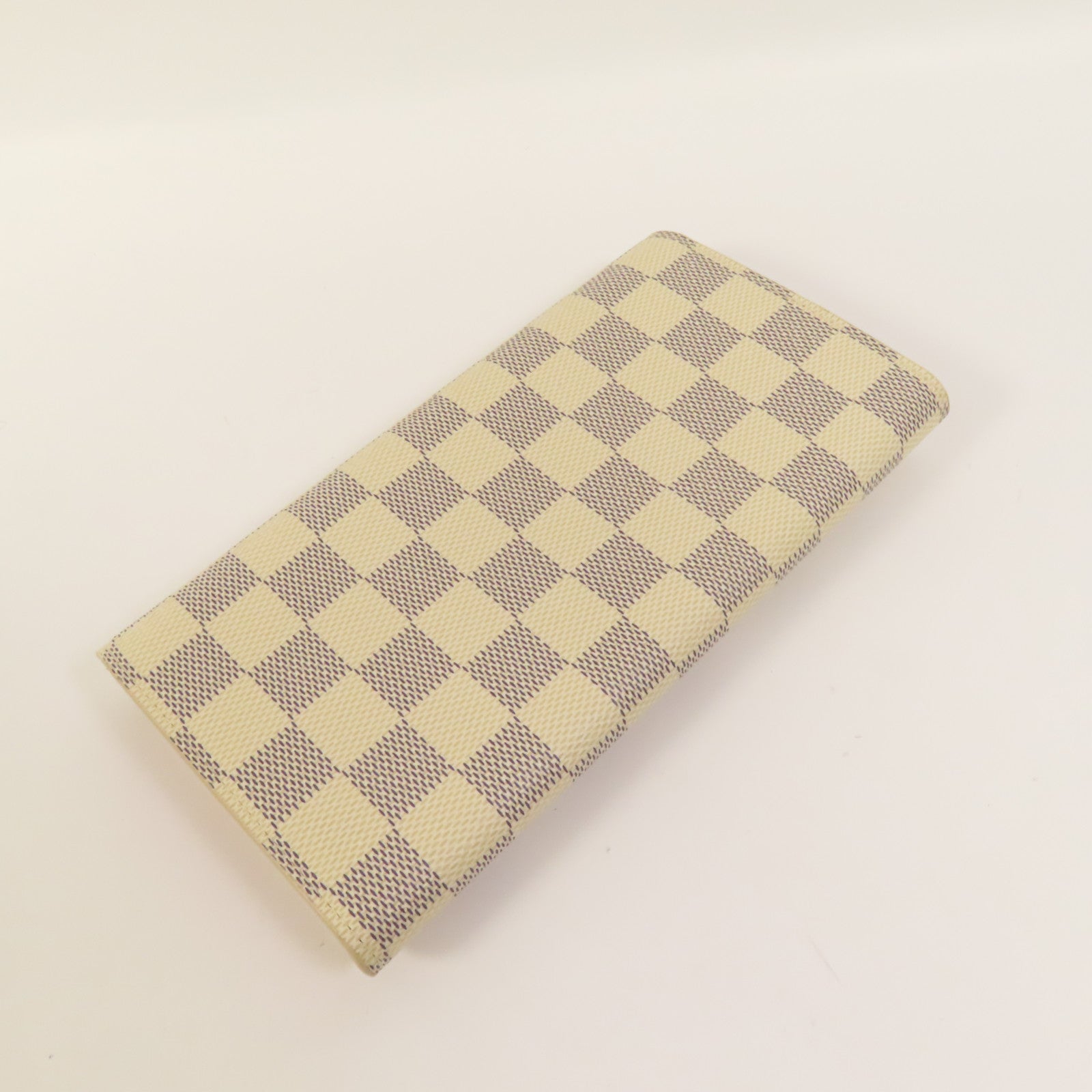 LOUIS VUITTON 【激減優惠】Damier Azur Vivienne Holiday金扣長銀包