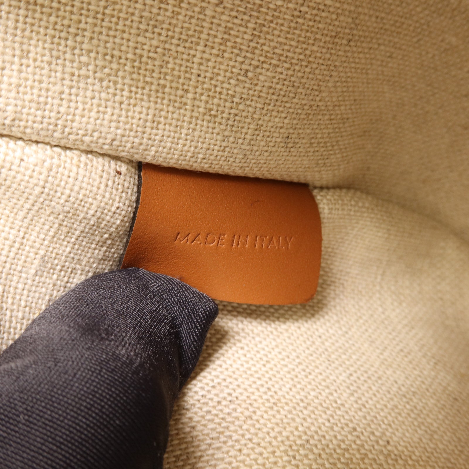 CELINE 帆布Ava金扣肩背袋