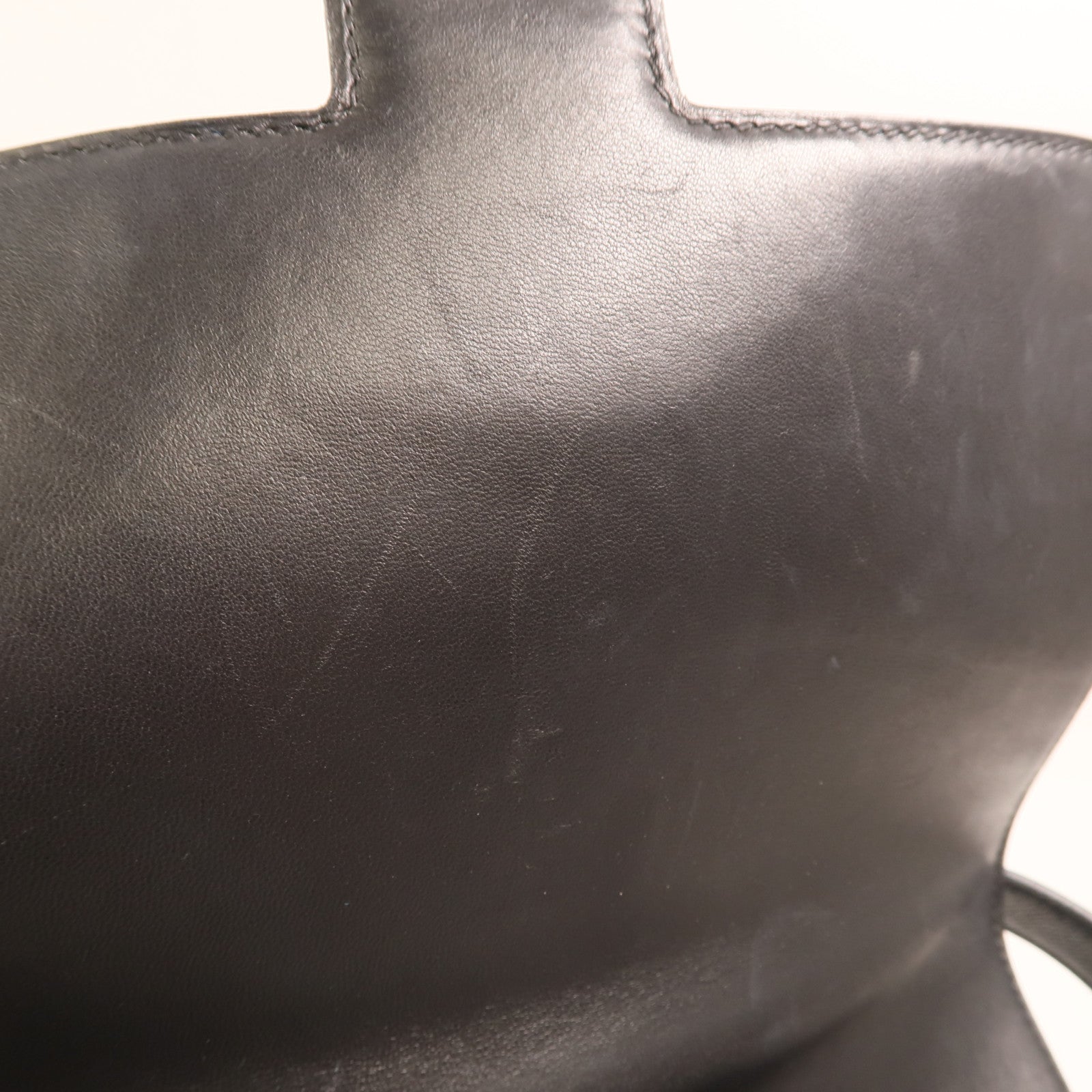 HERMES Epsom皮革Constance 24金扣肩背袋Noir