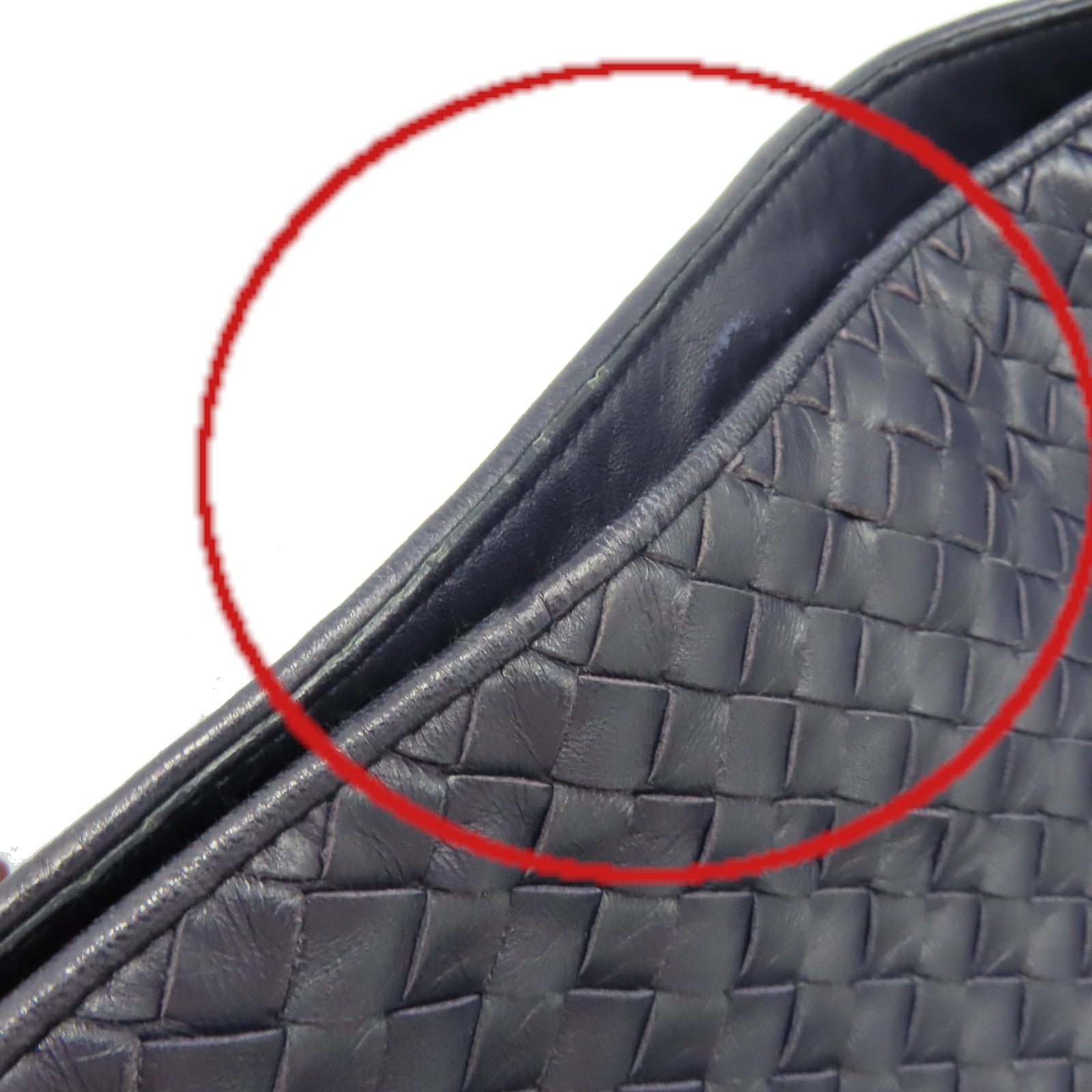 BOTTEGA VENETA 織紋皮革Shoulder Bag肩背袋紫色
